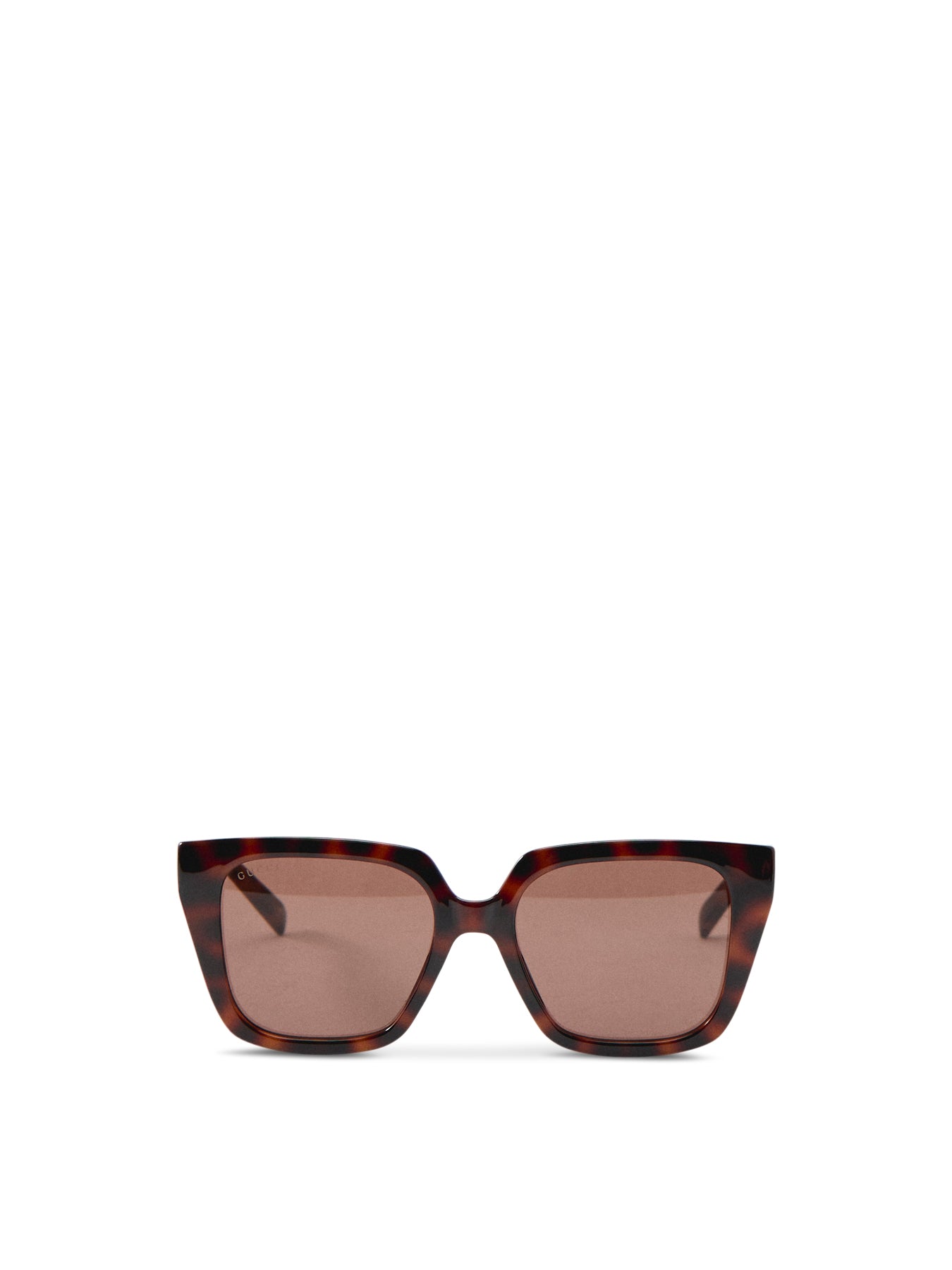 GG2102S Rectangle Sunglasses Havana