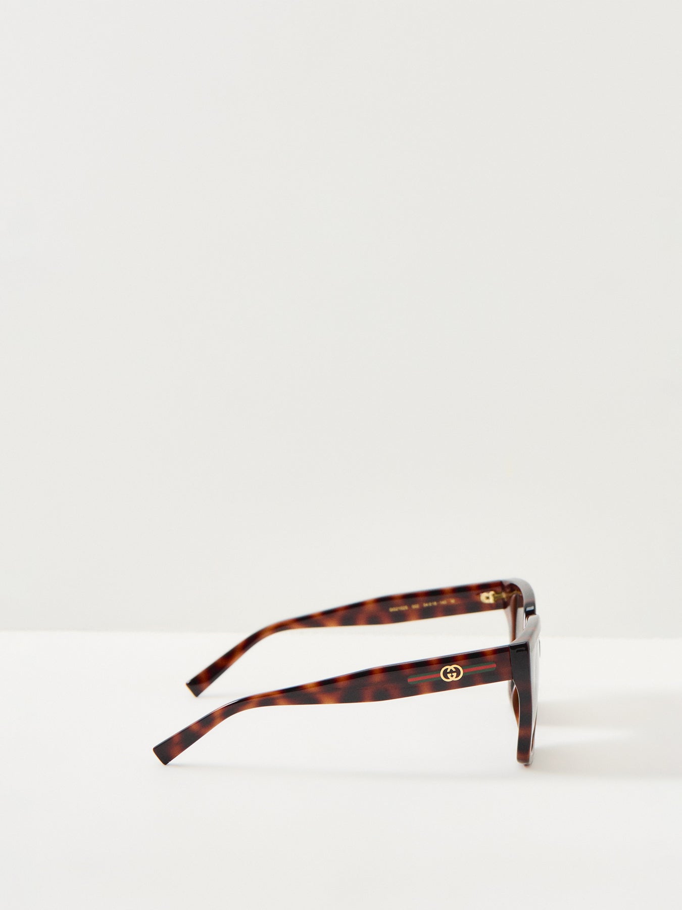 GG2102S Rectangle Sunglasses Havana