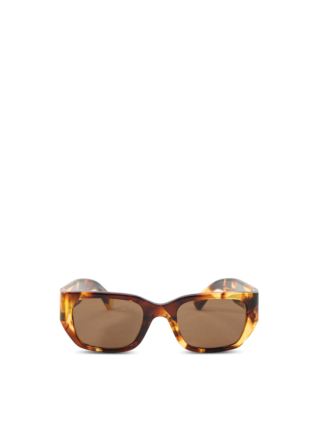 BV1400S Rectangle Sunglasses Brown
