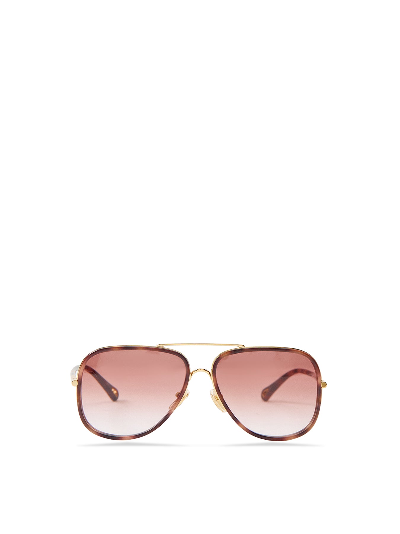 CH0382S Rectangle Sunglasses Gold