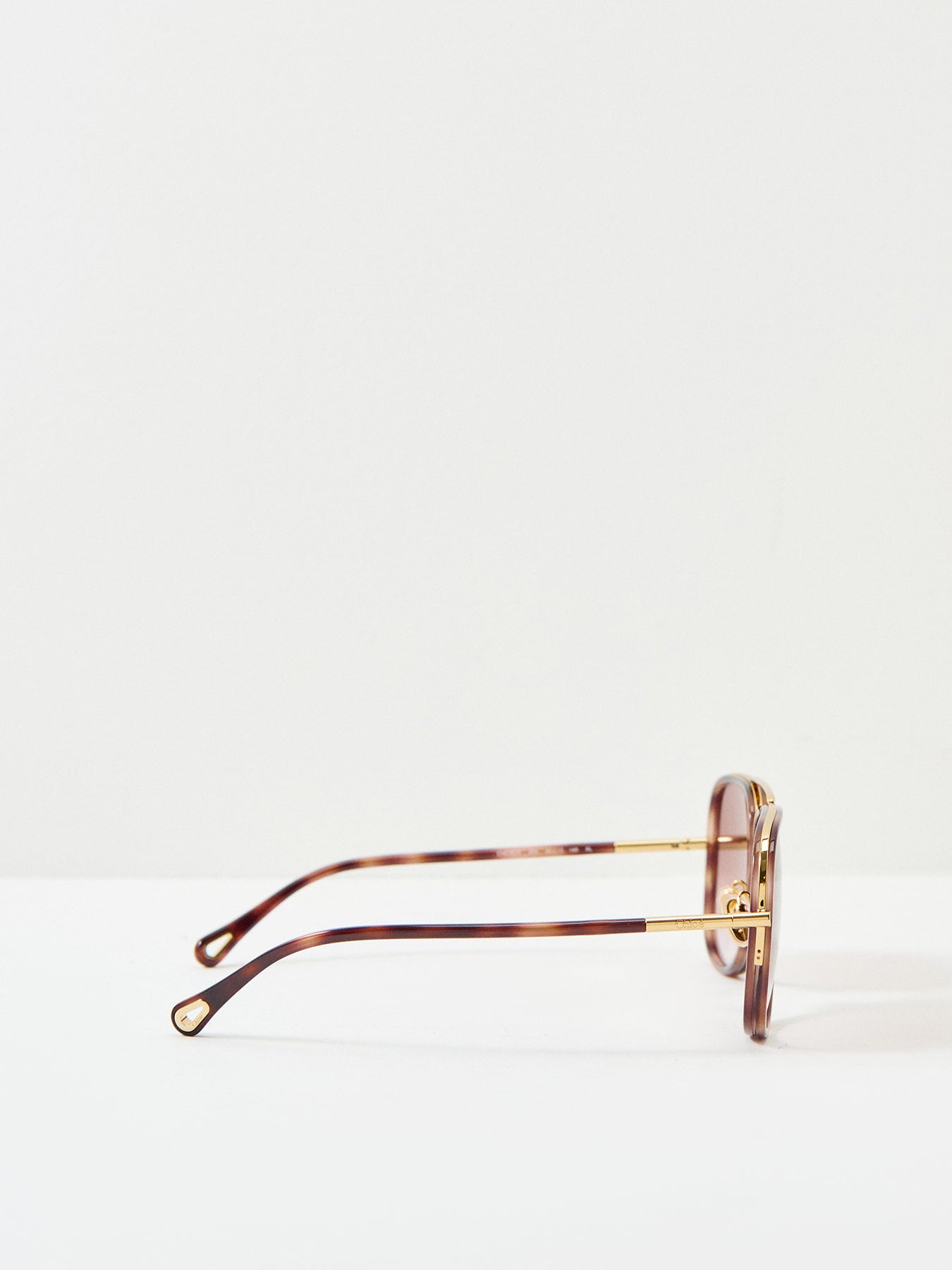 CH0382S Rectangle Sunglasses Gold