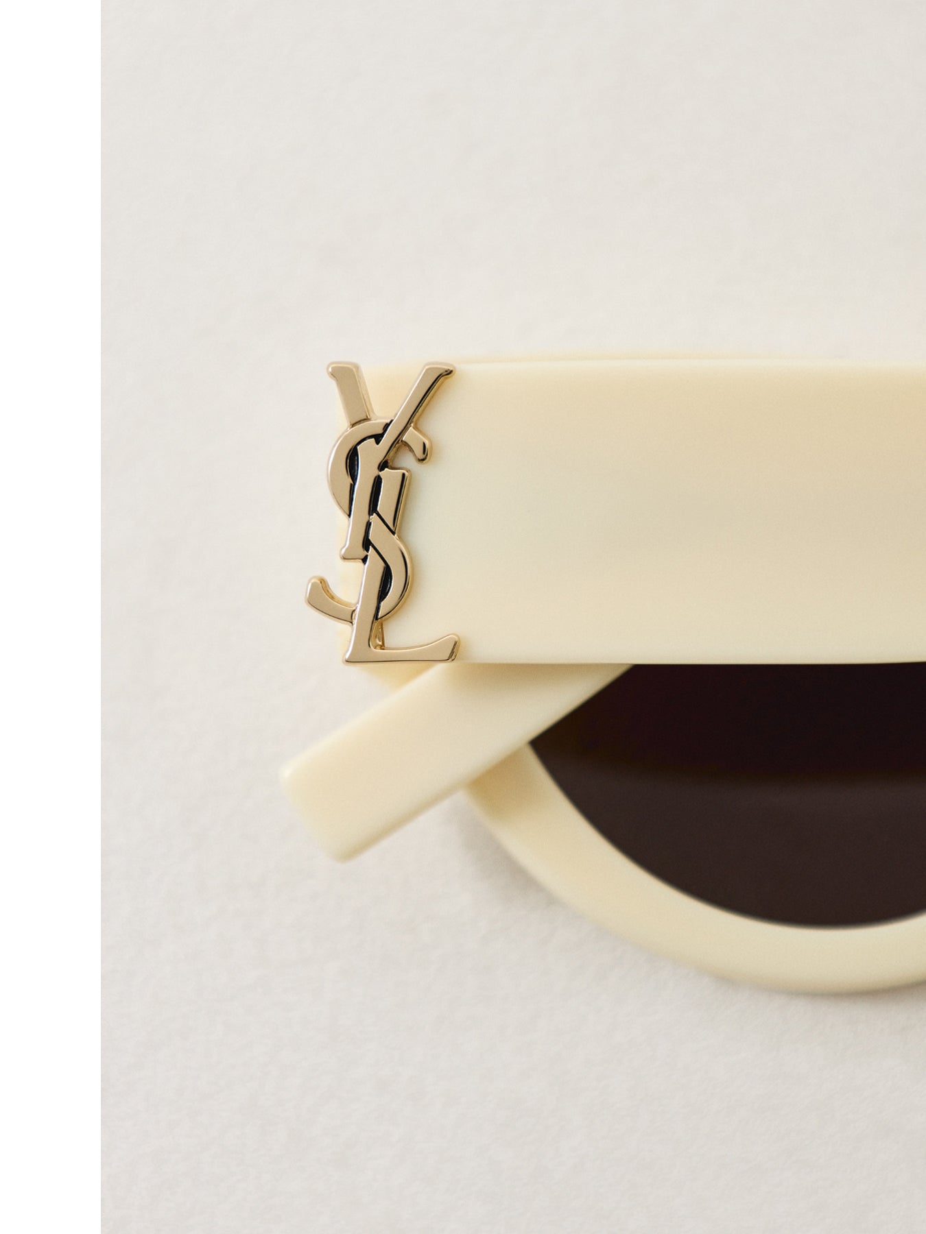 SL M94 Rectangle Sunglasses Ivory