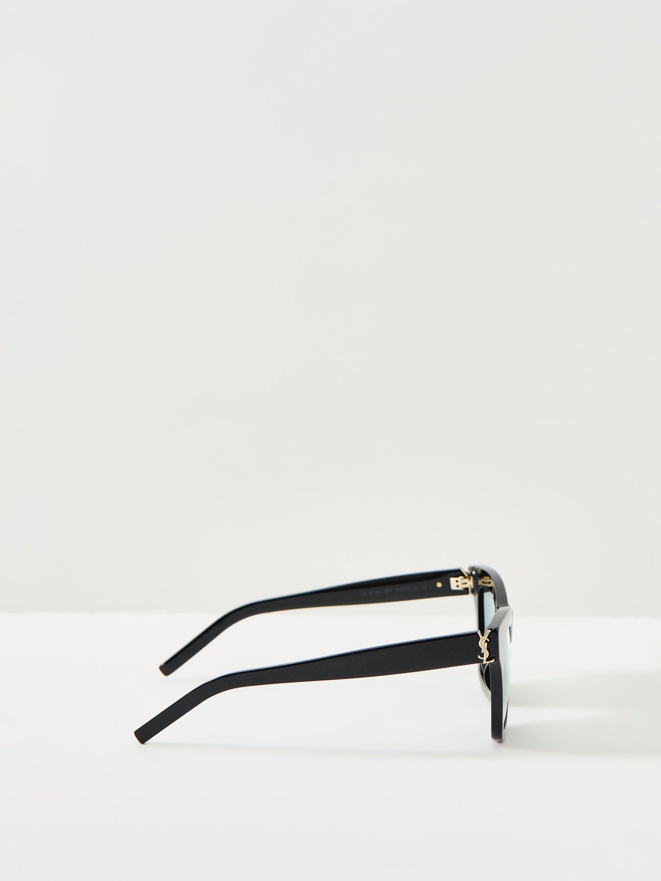 SL M156 Rectangle Sunglasses Black
