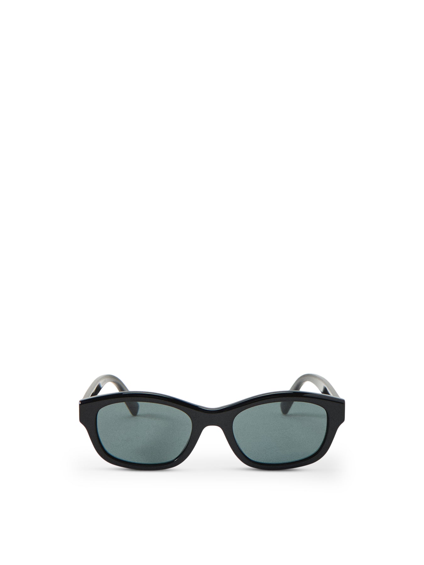 SL M172-001 Rectangle Sunglasses Black