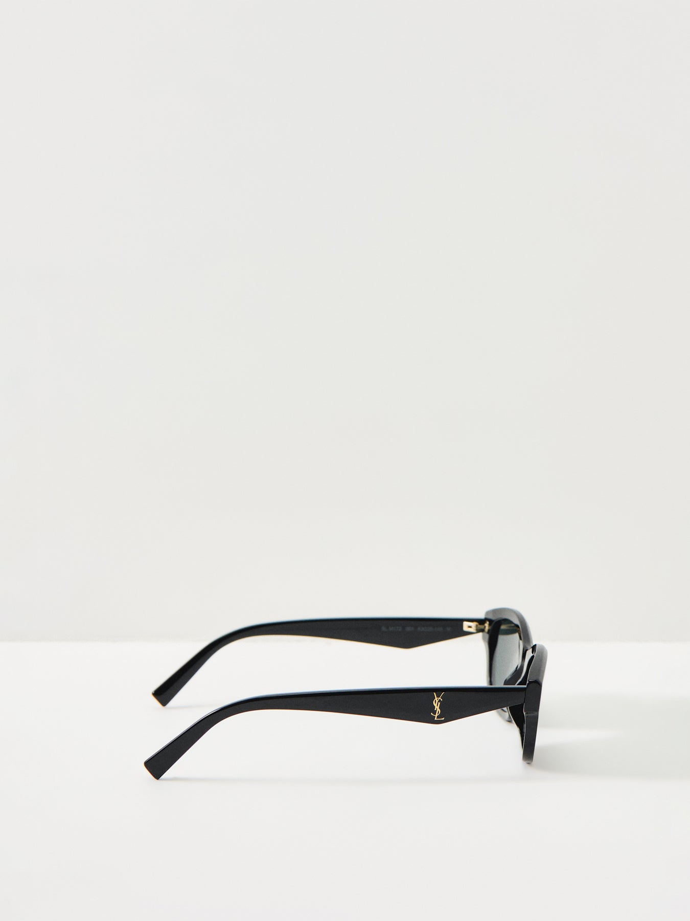 SL M172-001 Rectangle Sunglasses Black