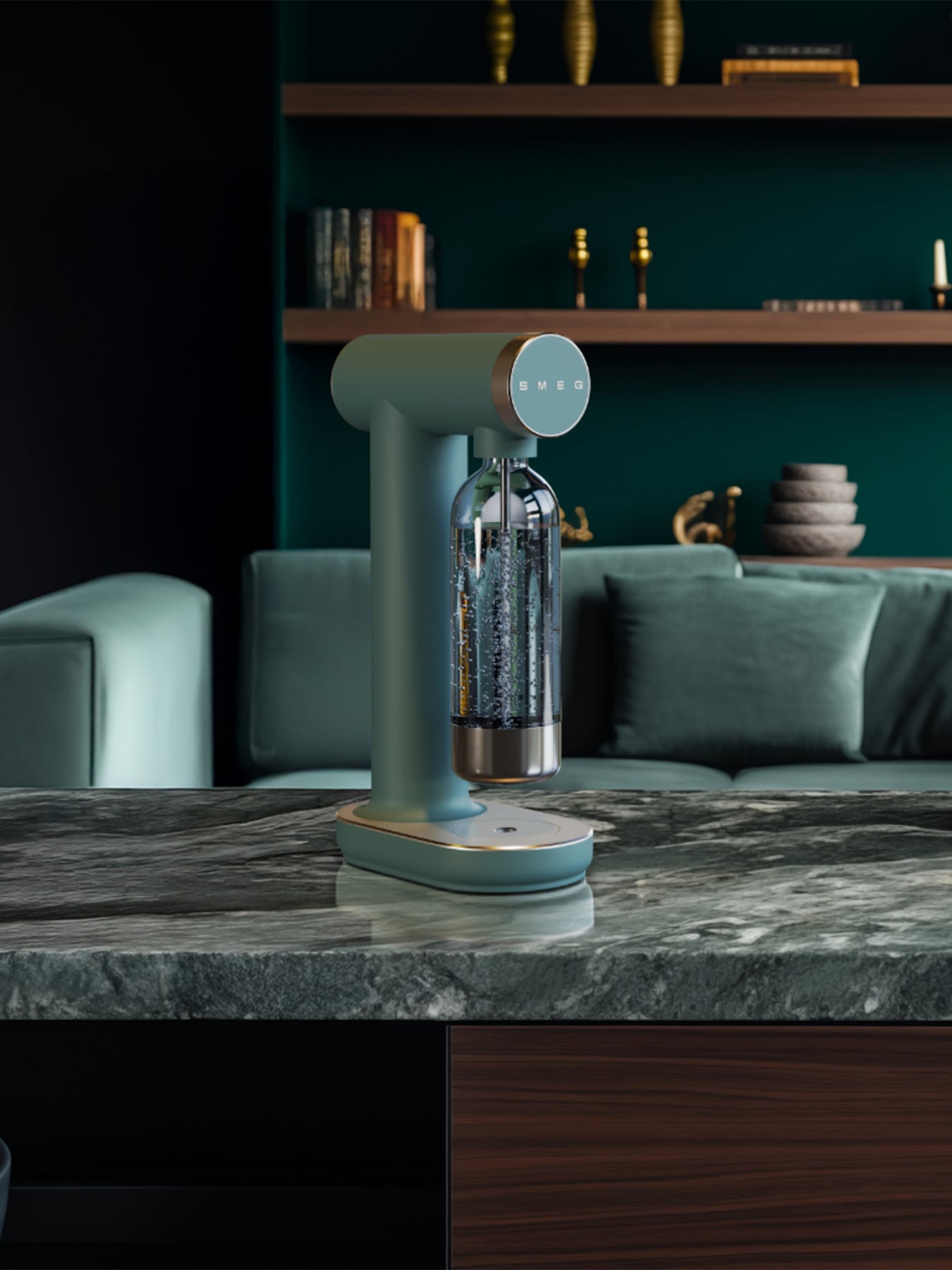 Soda Maker in Emerald Green
