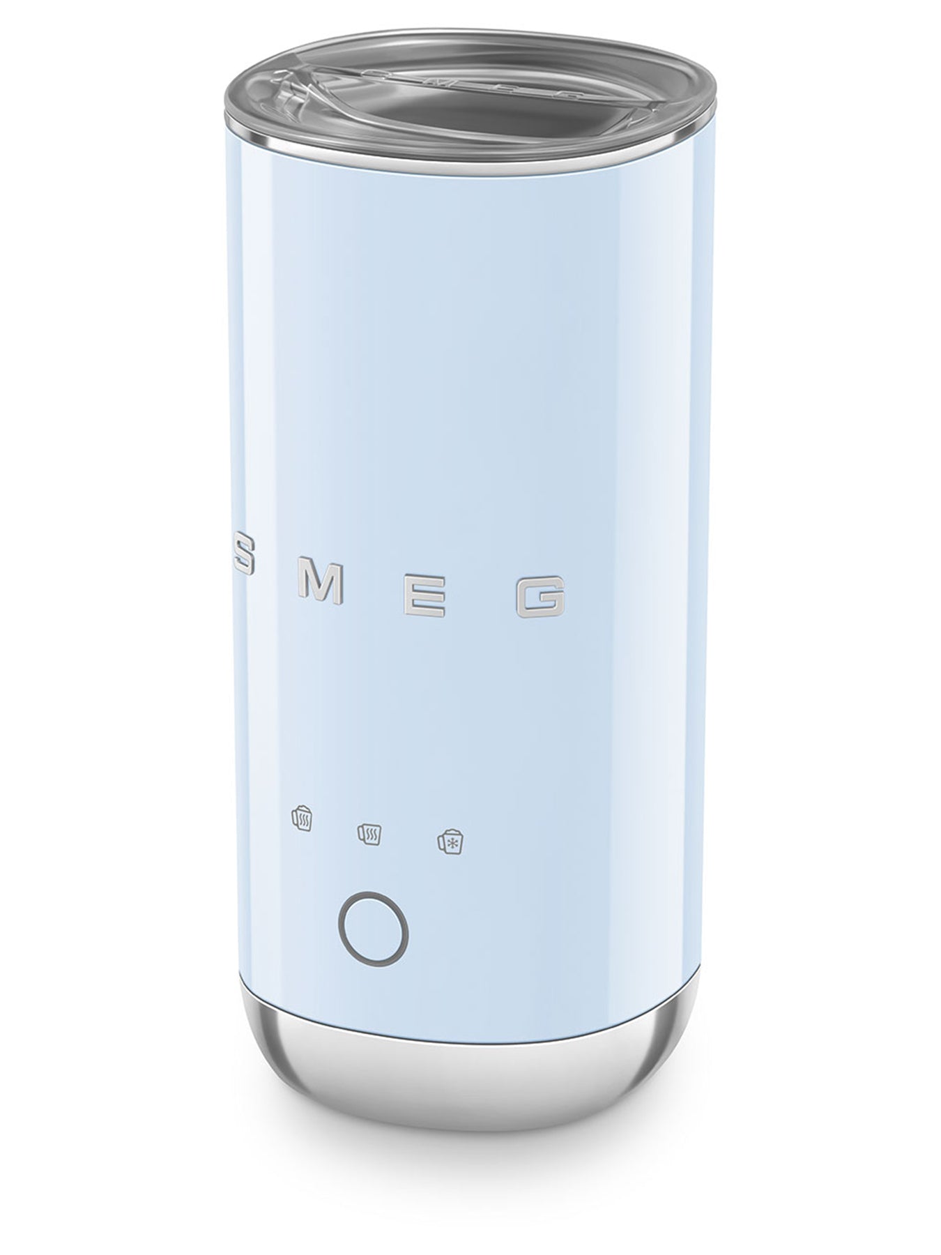 Mini Milk Frother in Pastel Blue