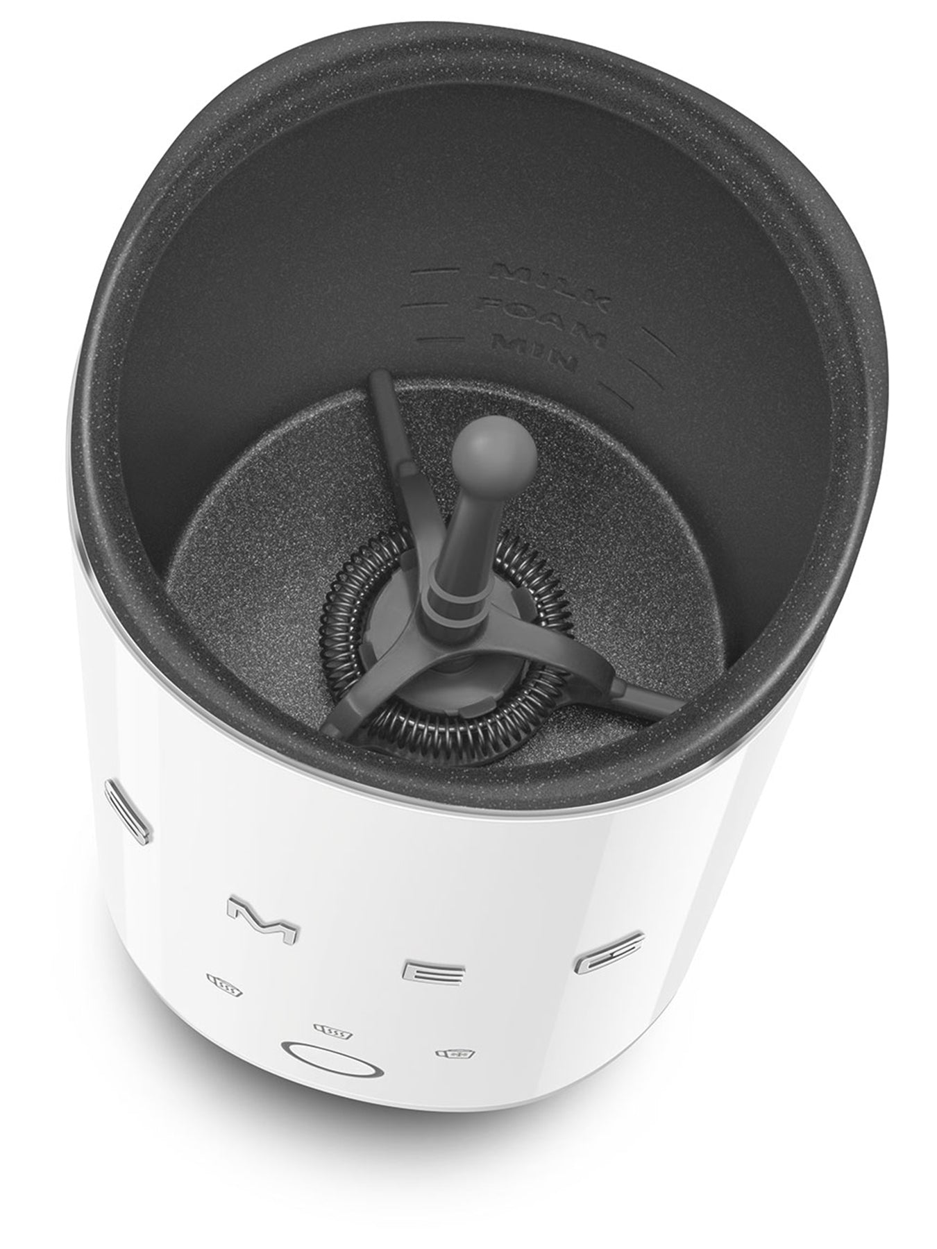 Mini Milk Frother in White