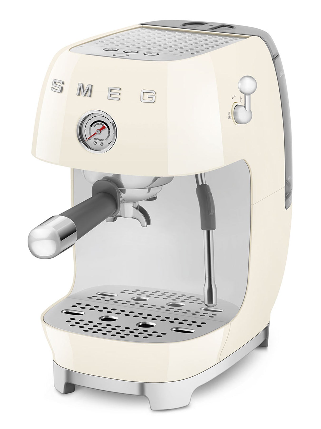 Espresso and Cold Brew Coffee Machine in Cream