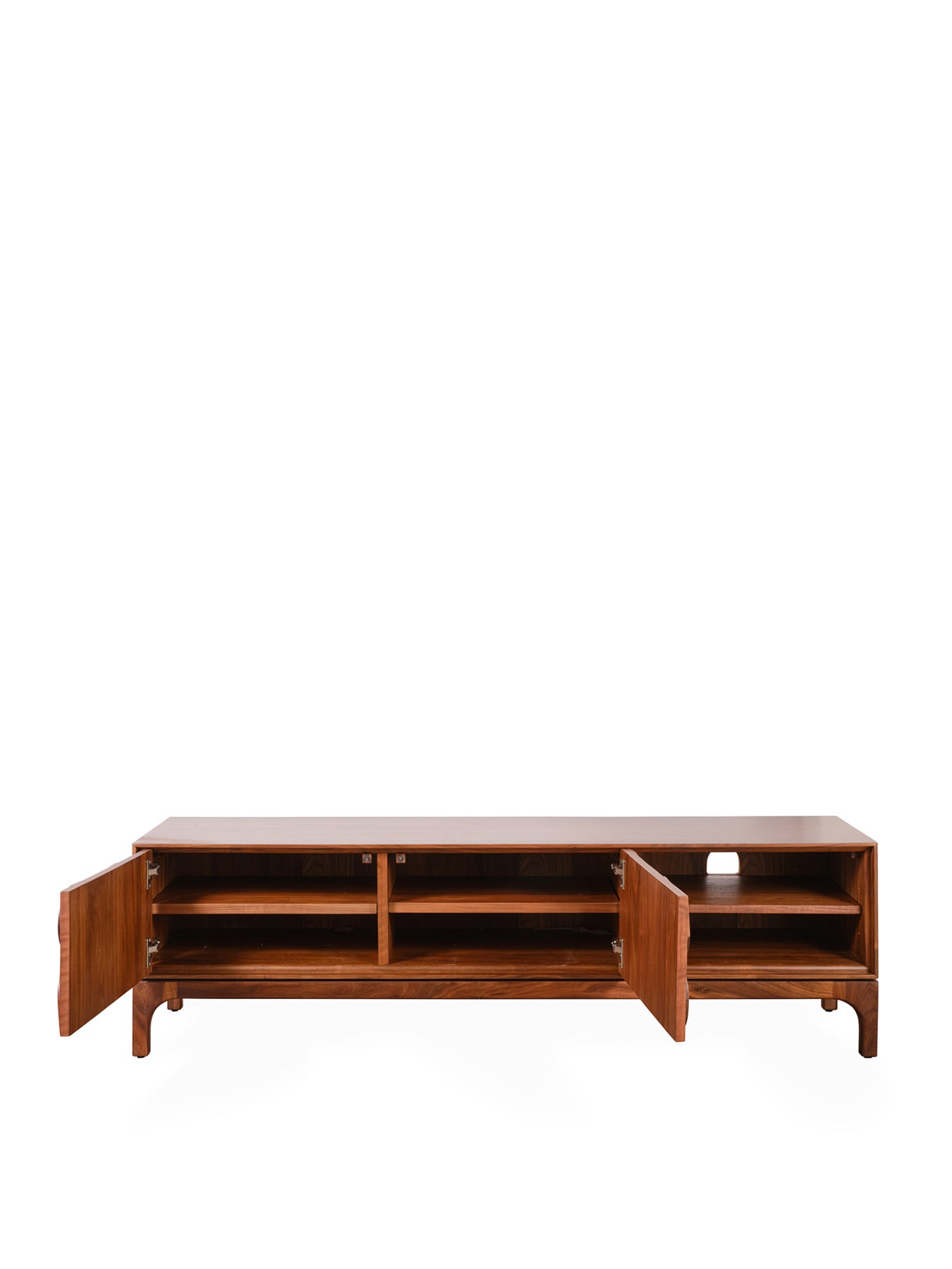 Zarina Walnut Media Unit