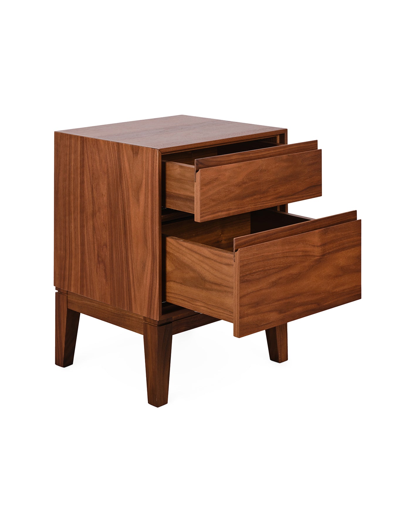 Lars Walnut Bedside Table