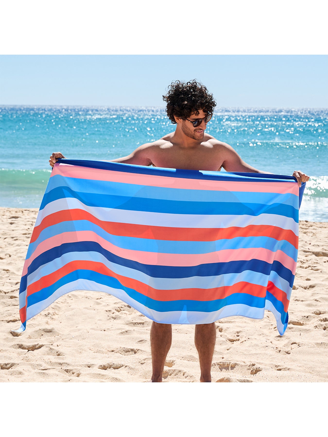 Large Beach Towel Striped