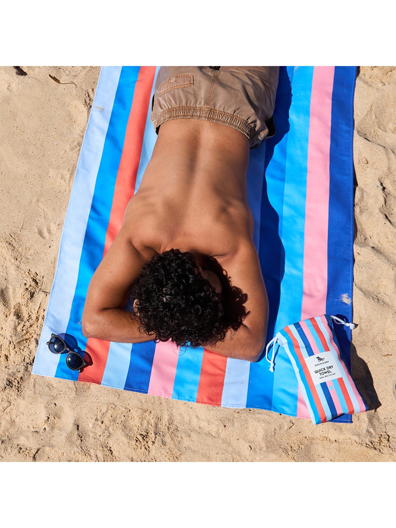 Large Beach Towel Striped