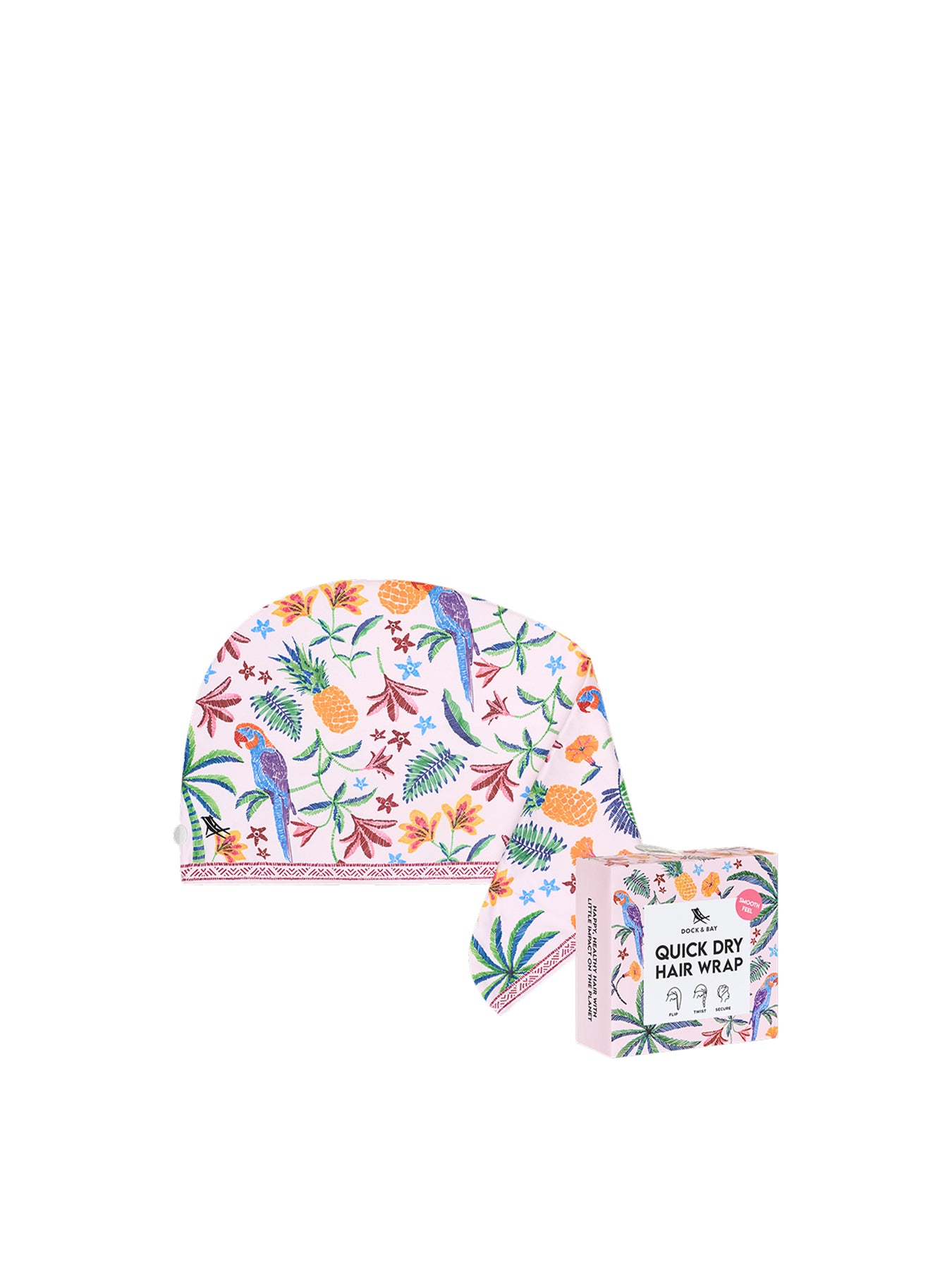 Suede Hair Wrap Pink