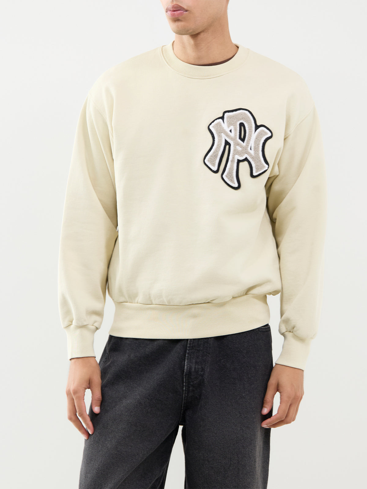 NYP Varsity Cotton Sweatshirt - Sand