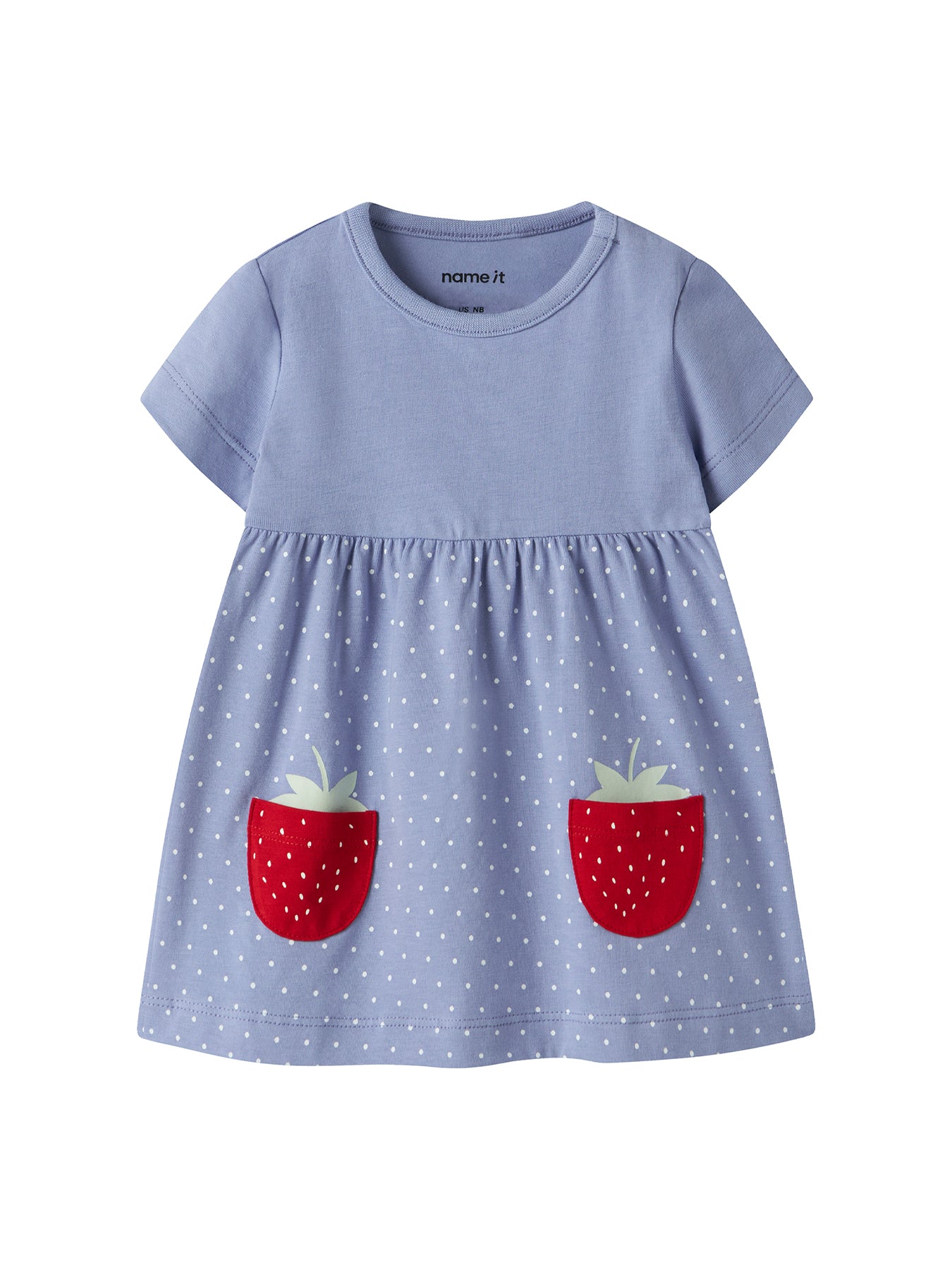 Baby Jabelle Short Sleeve Dress Purple