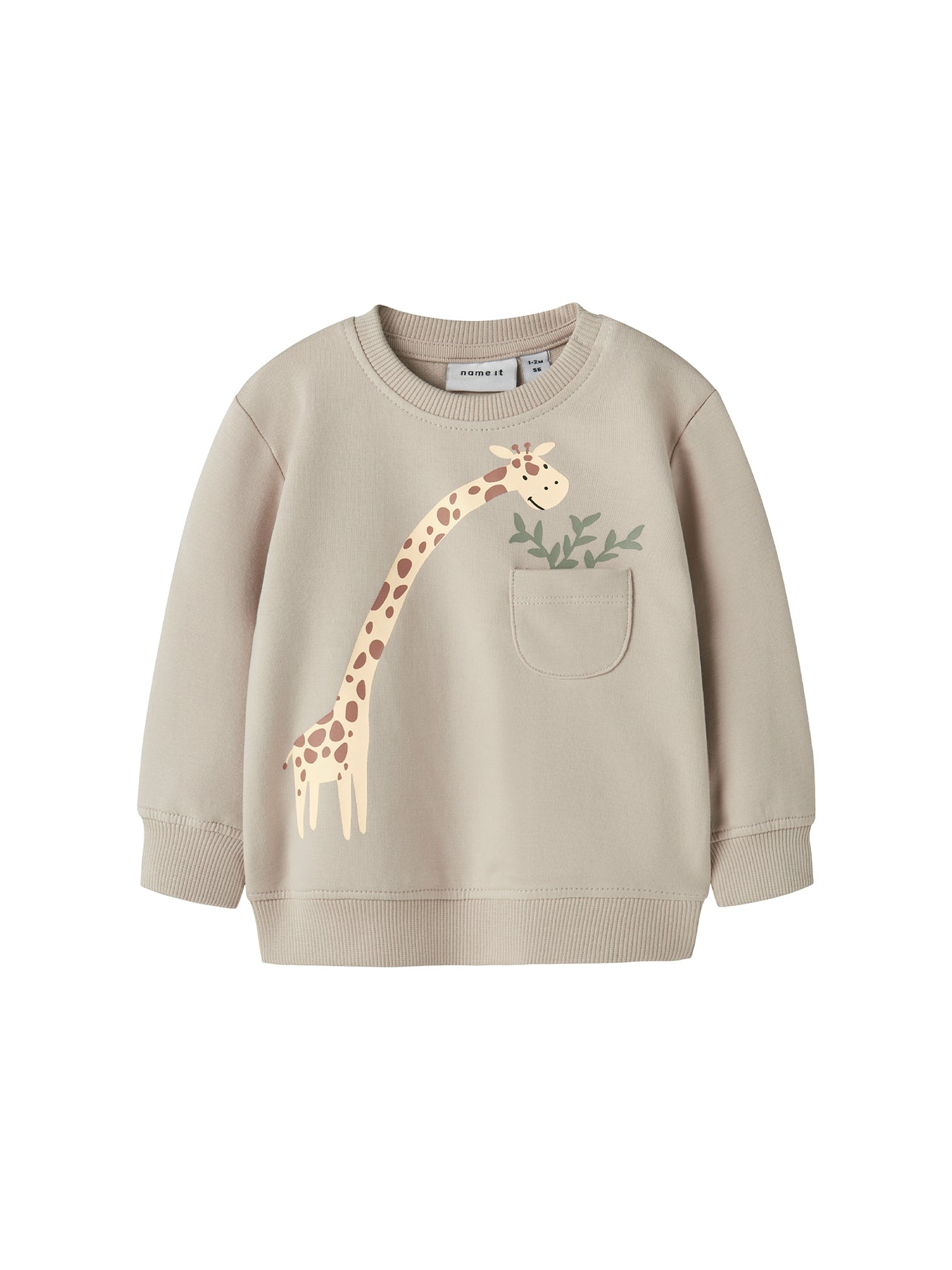 Baby Long Sleeve Sweatshirt Beige