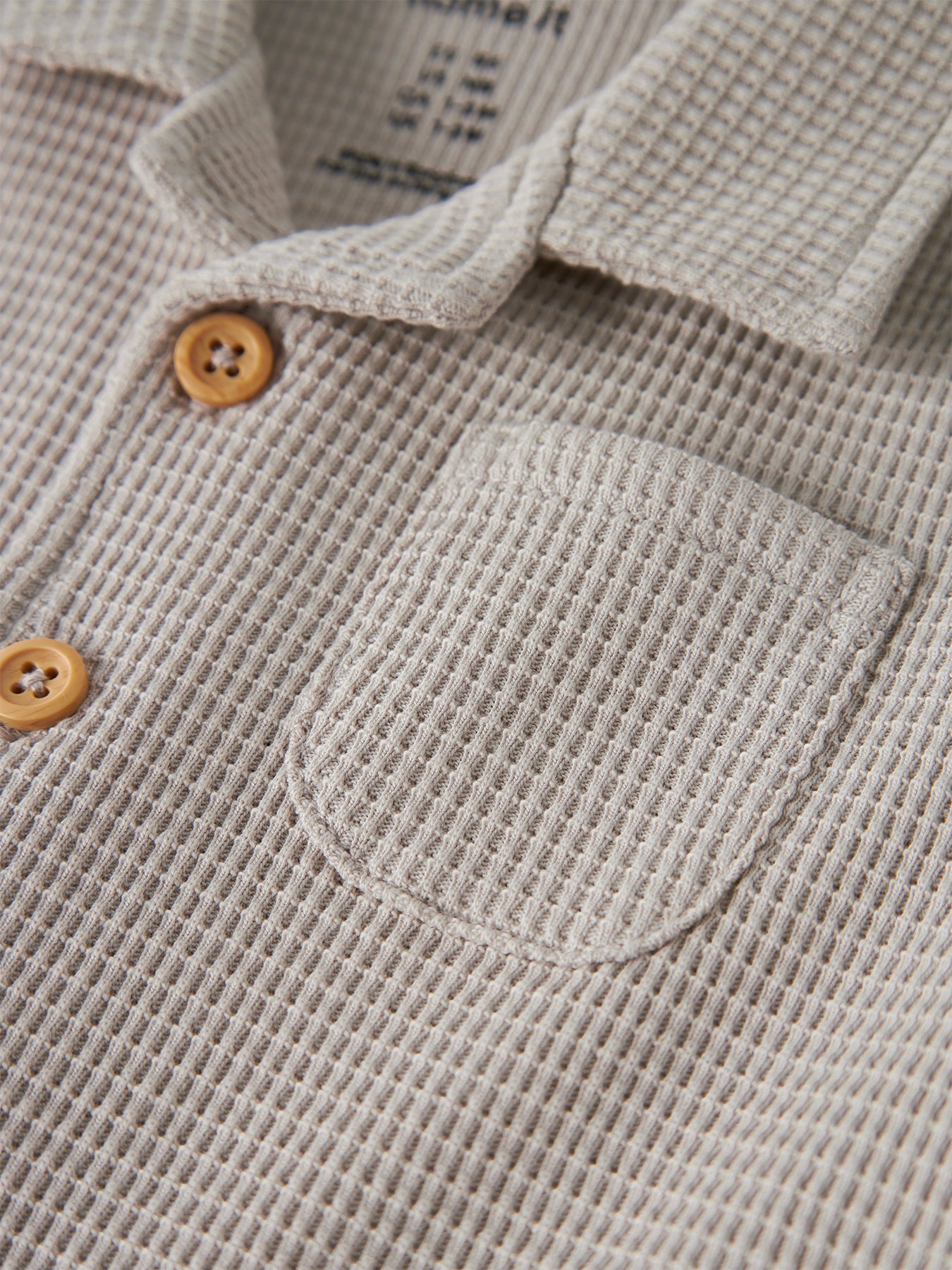 Baby Husk Short Sleeve Shirt Beige