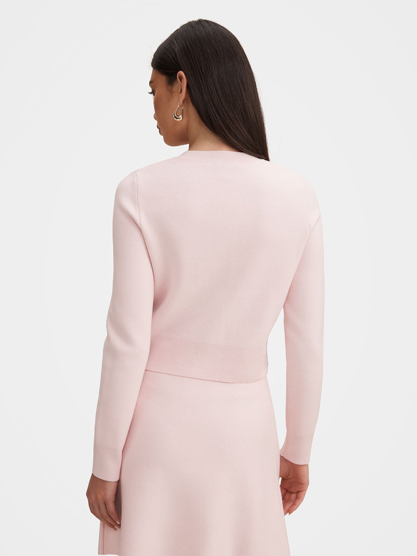 Aria Pocket Detail Cardigan Pink