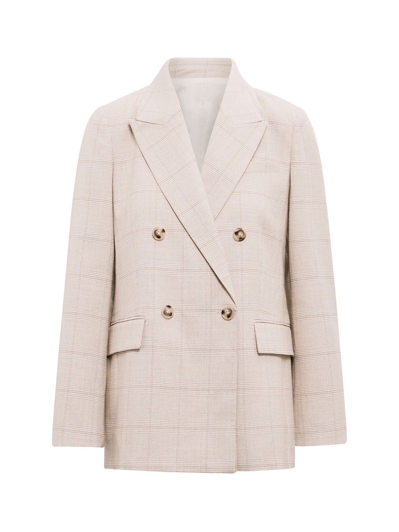 Lottie Double Breasted Blazer Neutral