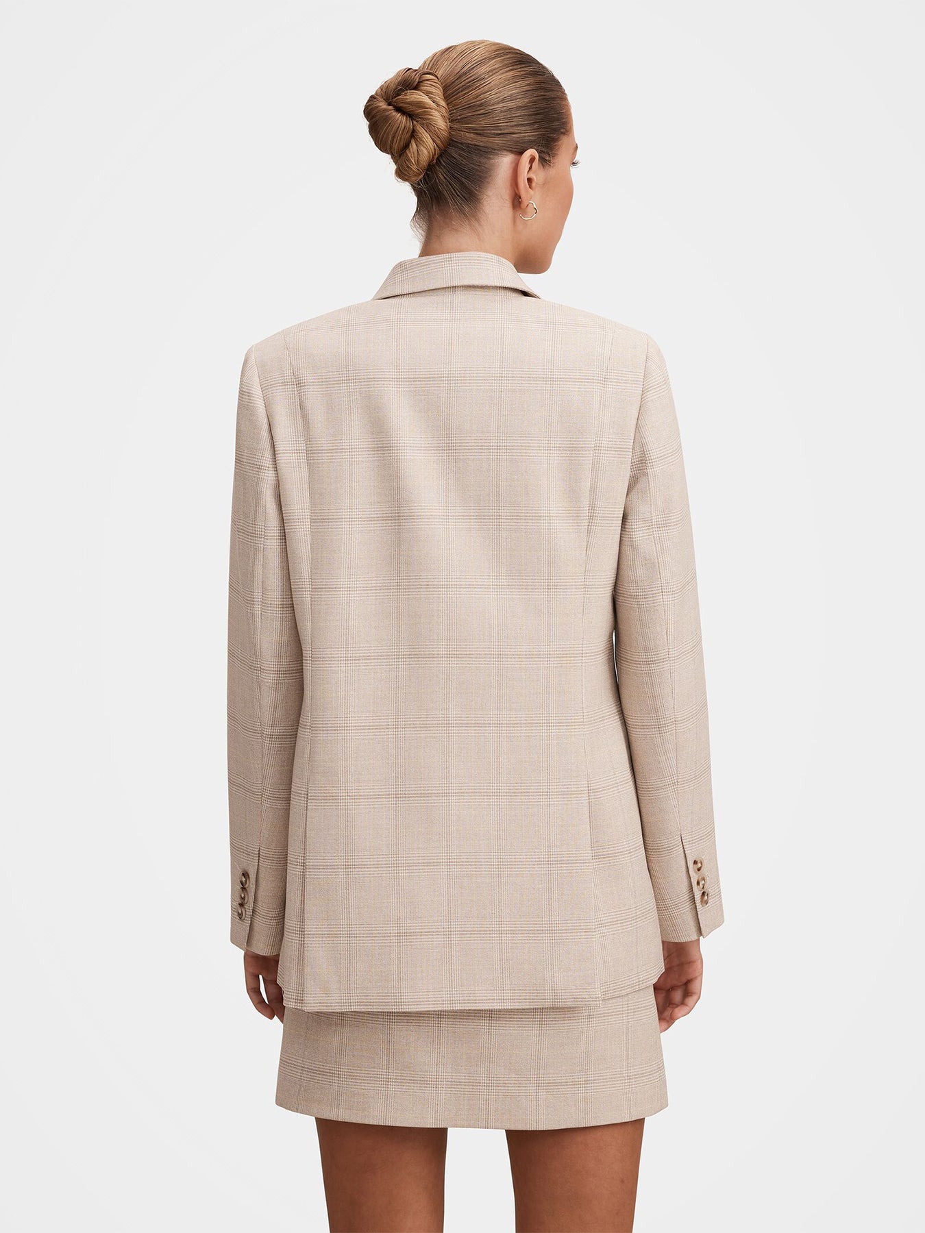 Lottie Double Breasted Blazer Neutral