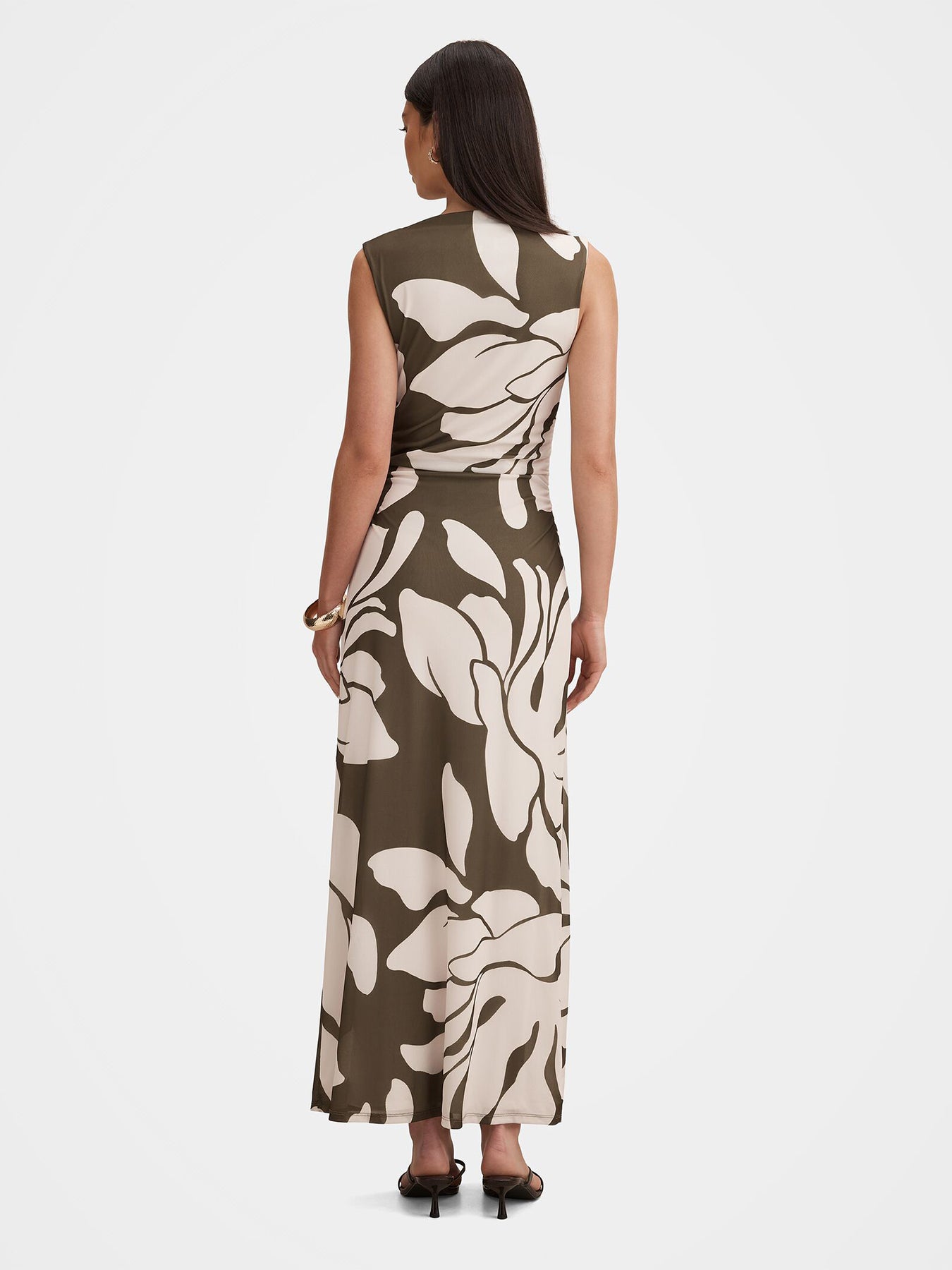 Allegra Mesh Midi Dress Multi