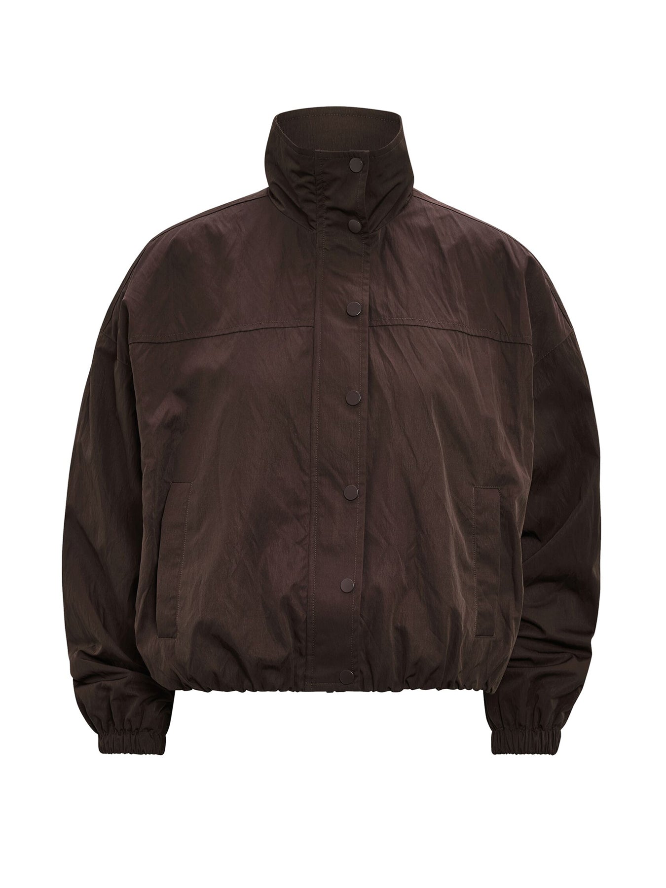 Eliza Windbreaker Jacket Brown