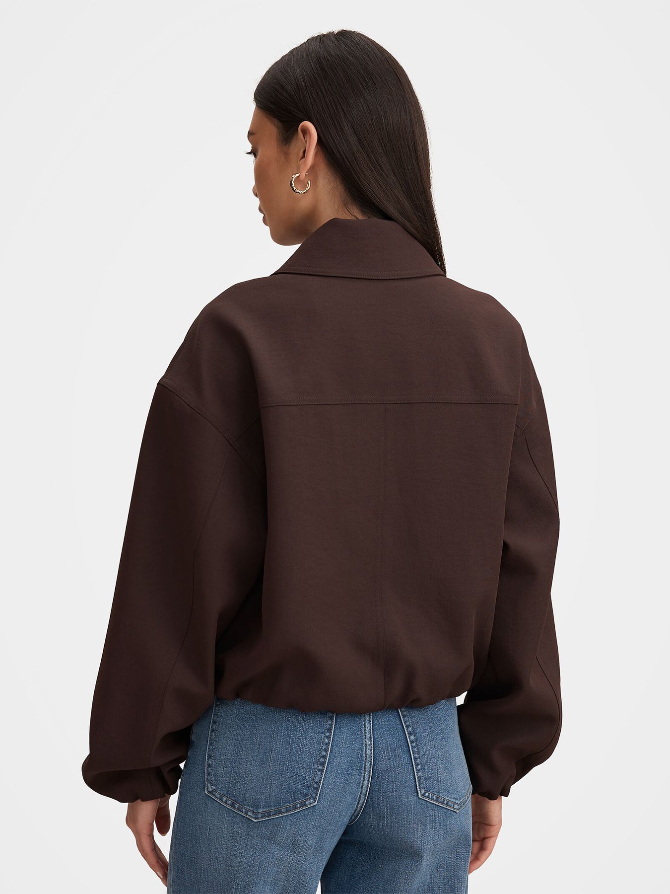 Lana Twill Jacket Brown