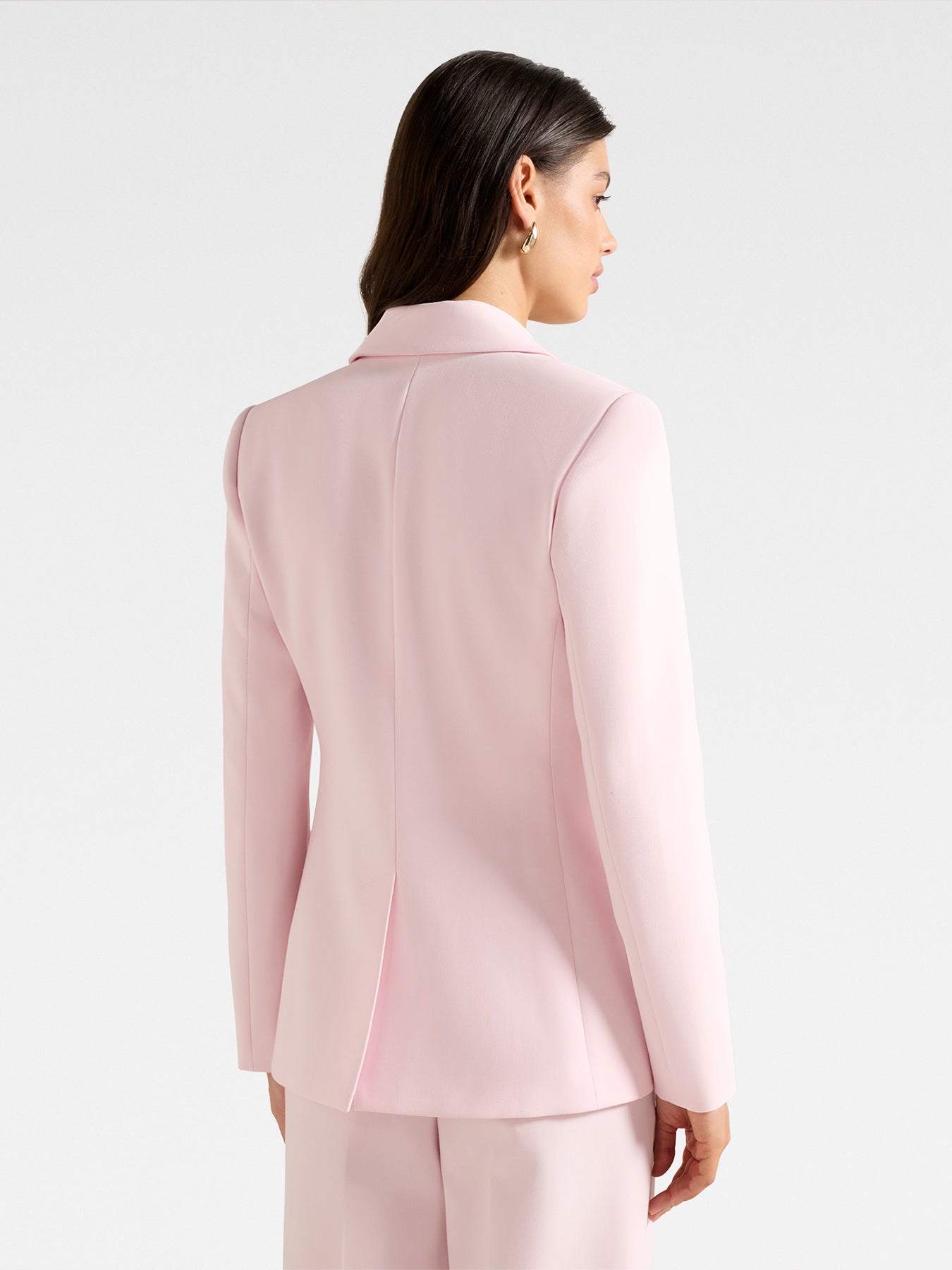 Haisley Nipped Waist Blazer Pink