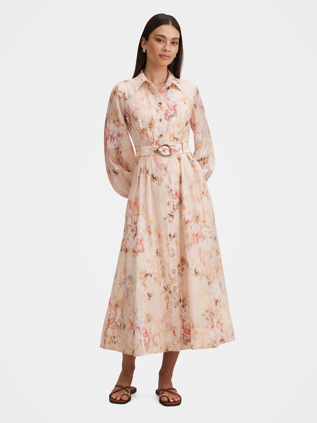 Terese Printed Shirt Dress Multi