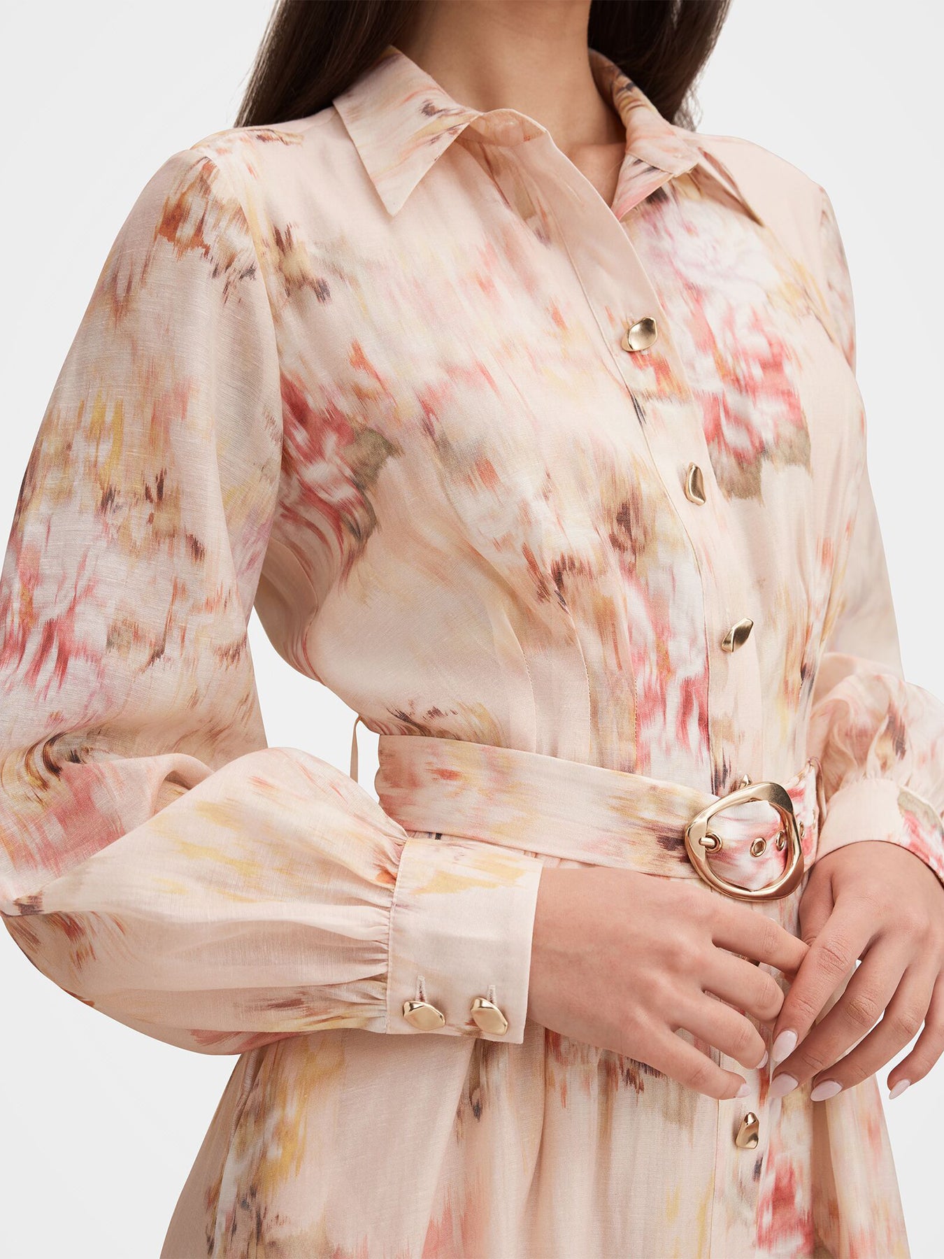 Terese Printed Shirt Dress Multi