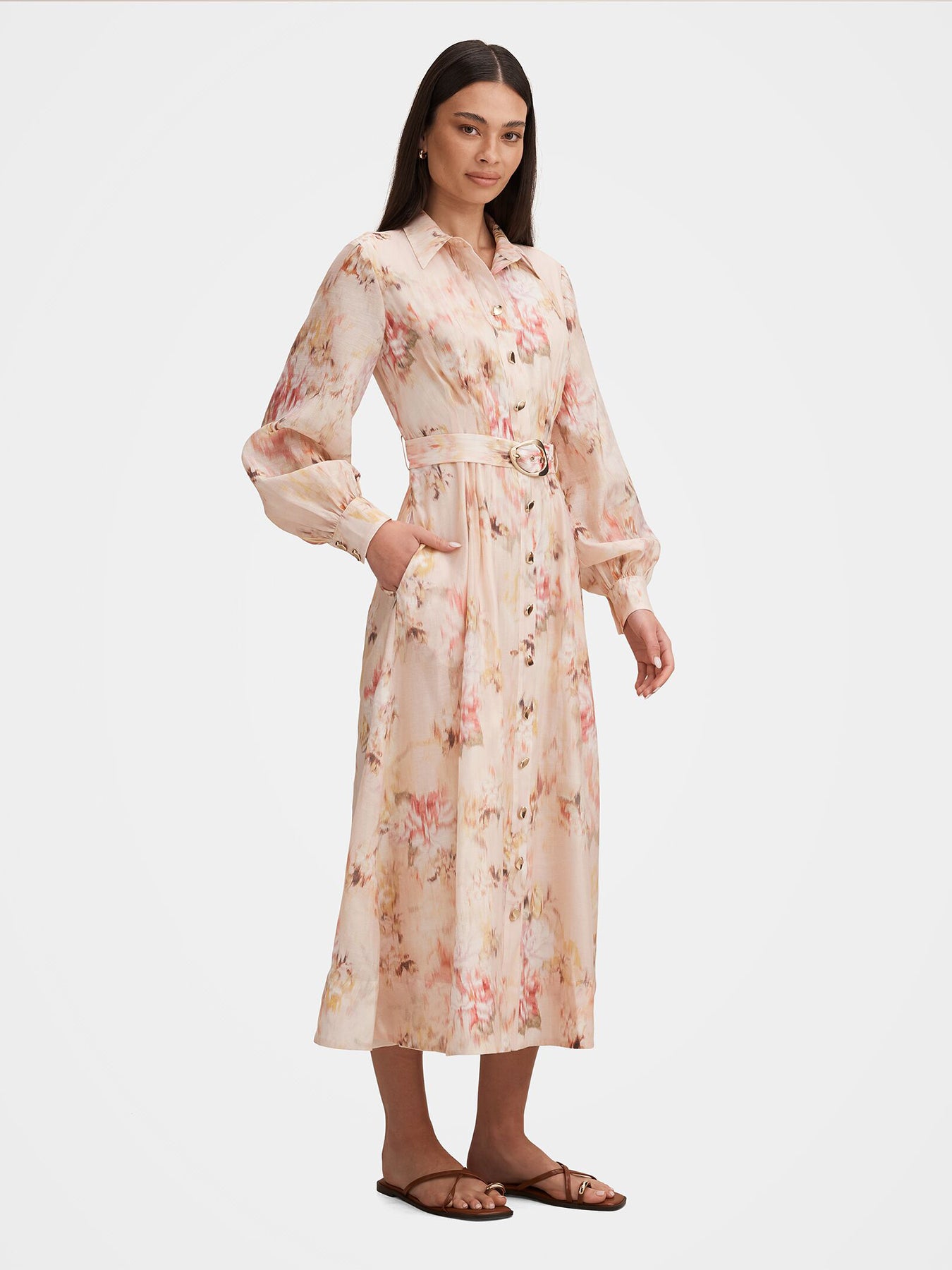 Terese Printed Shirt Dress Multi