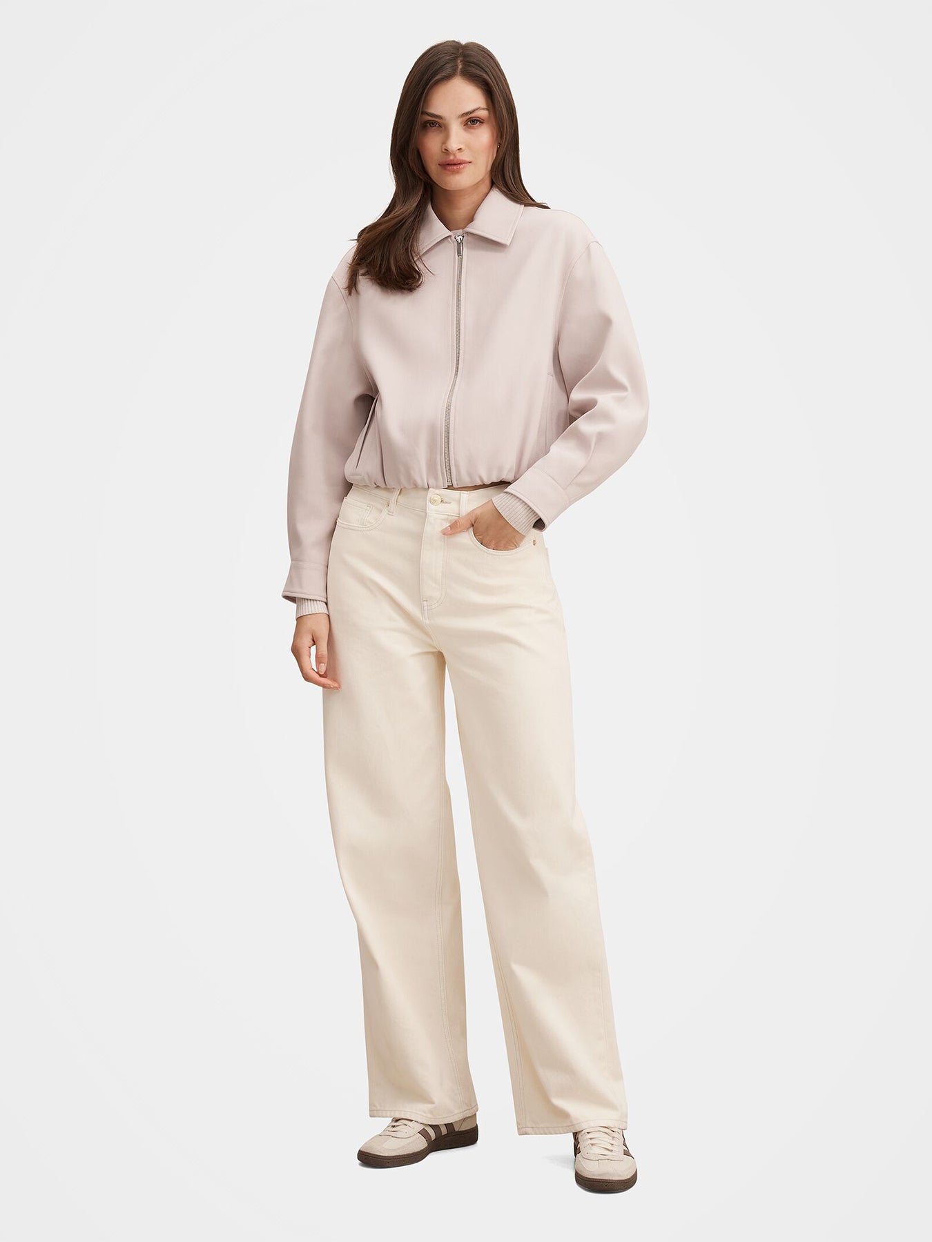 Alexia Collar Jacket Neutral