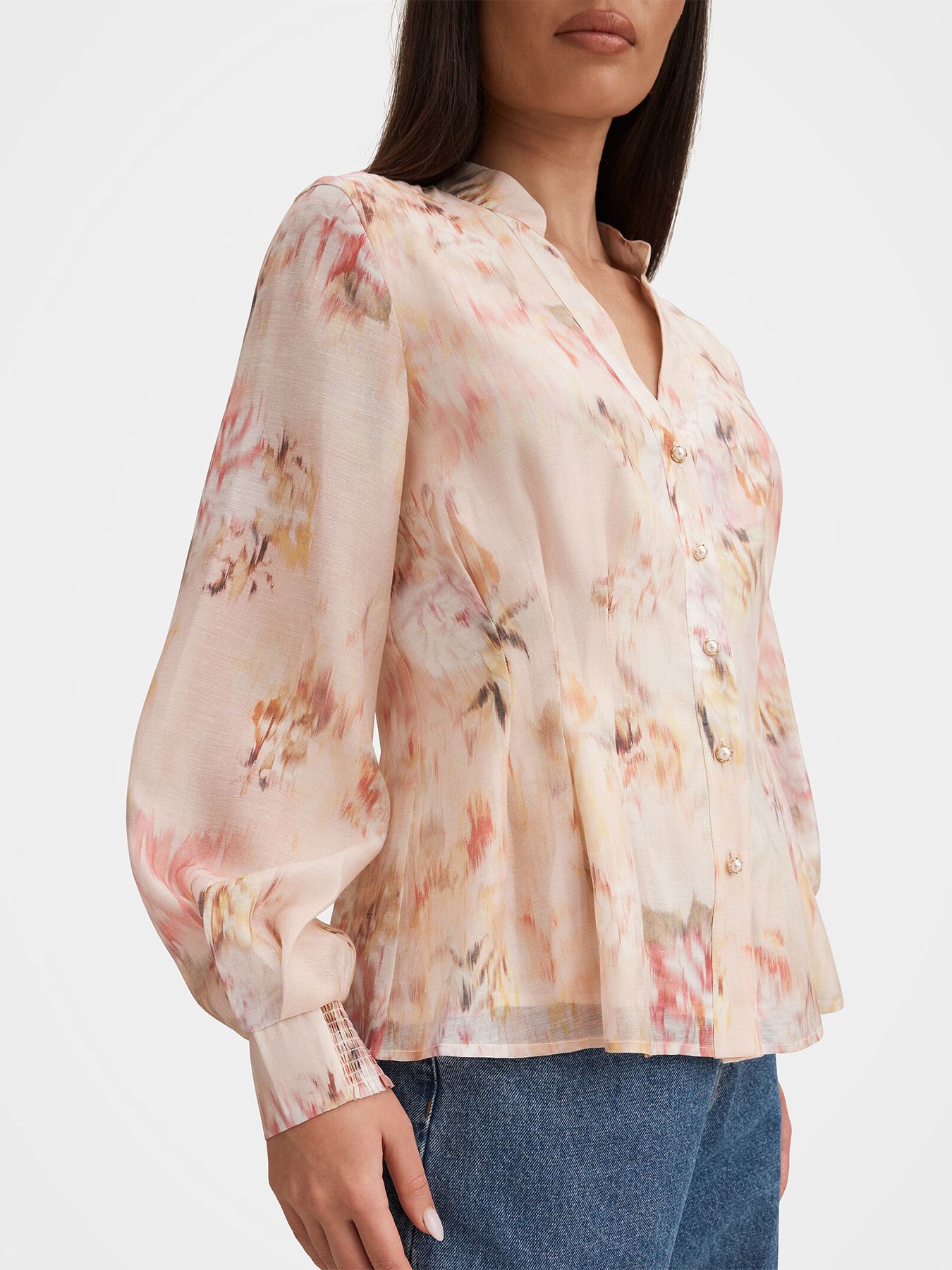 Indie Tuck Blouse Multi