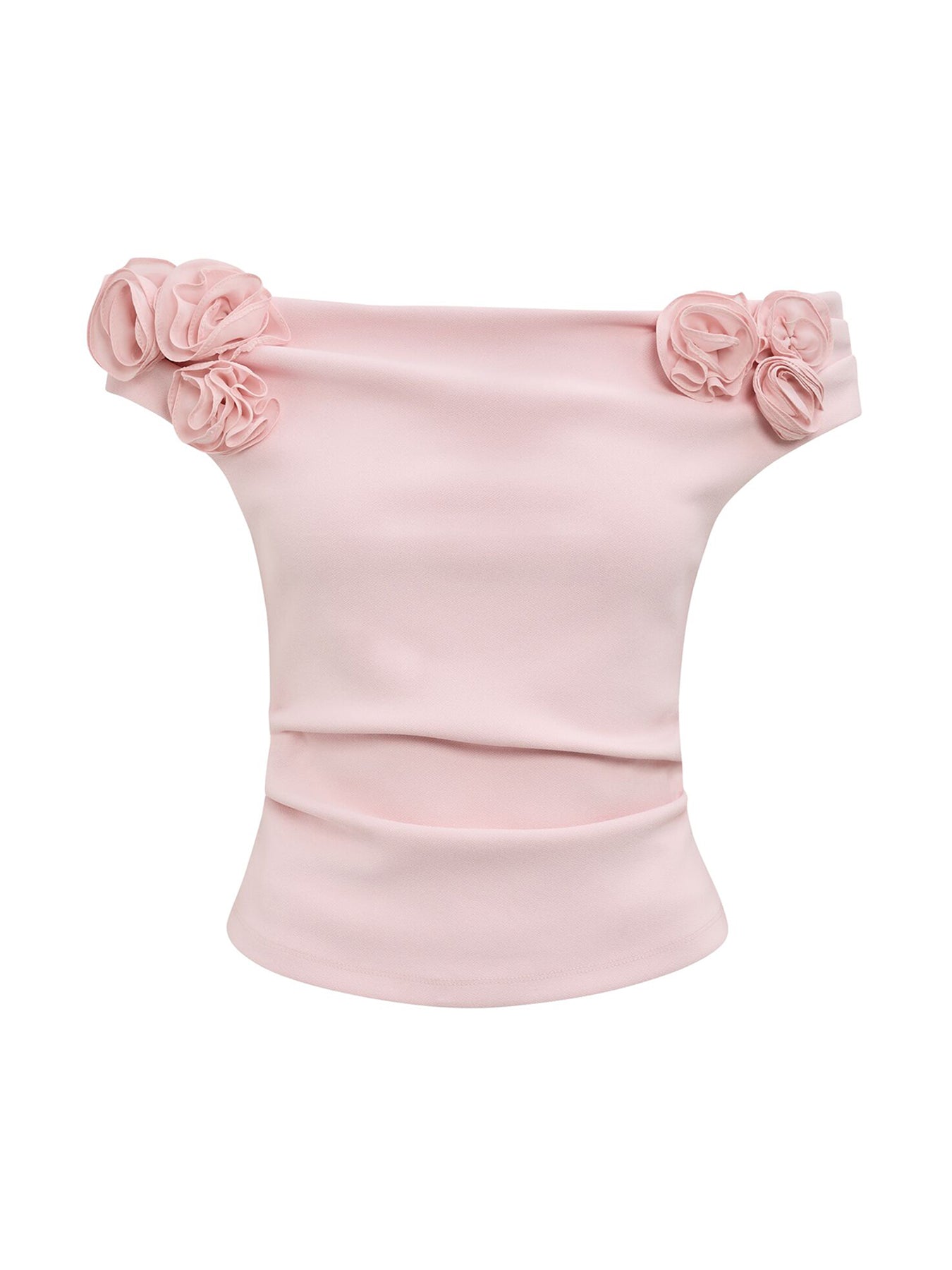 Cara Rosette Bardot Top Pink