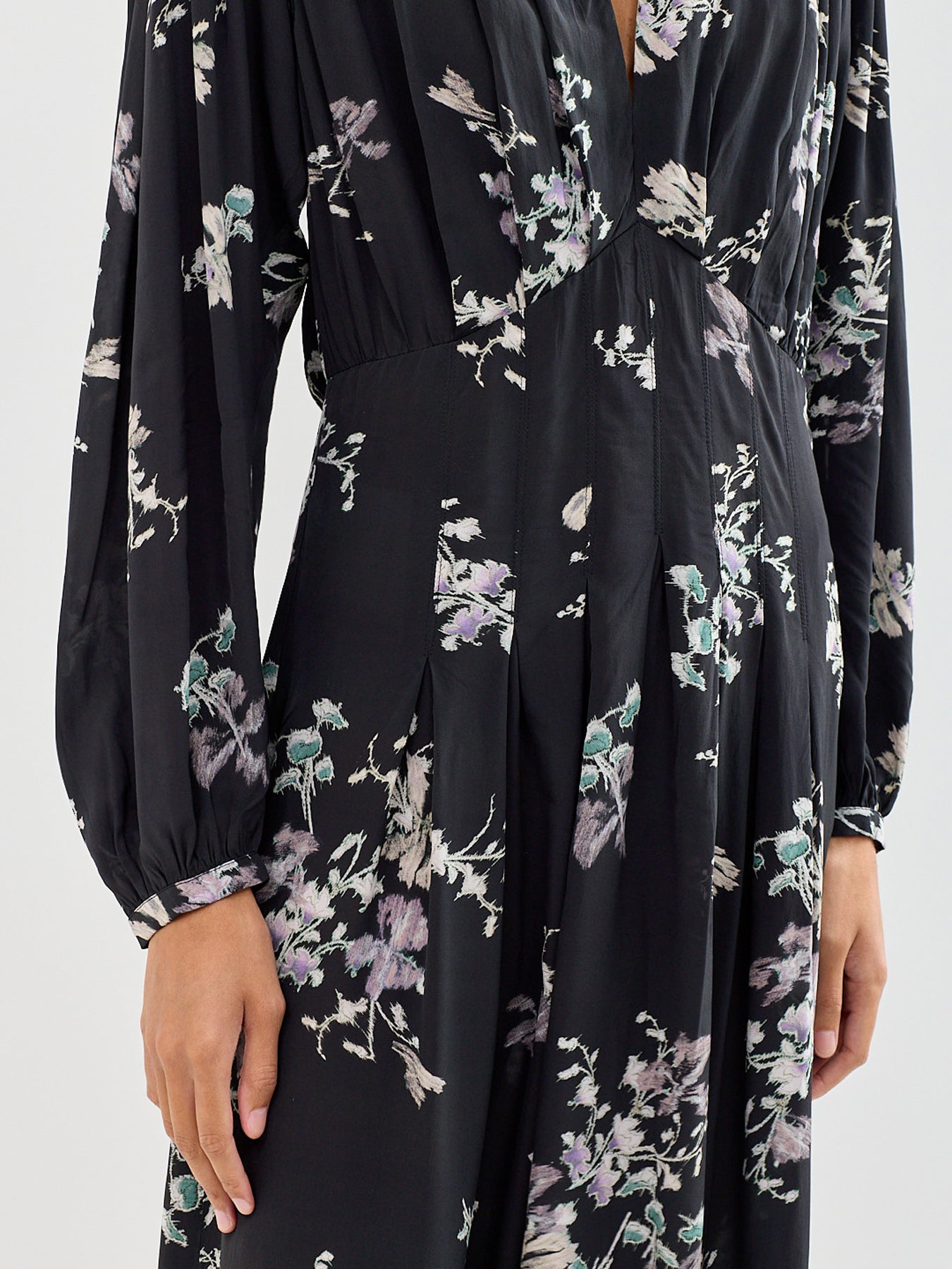 Lynoa Viscose Maxi Dress Black