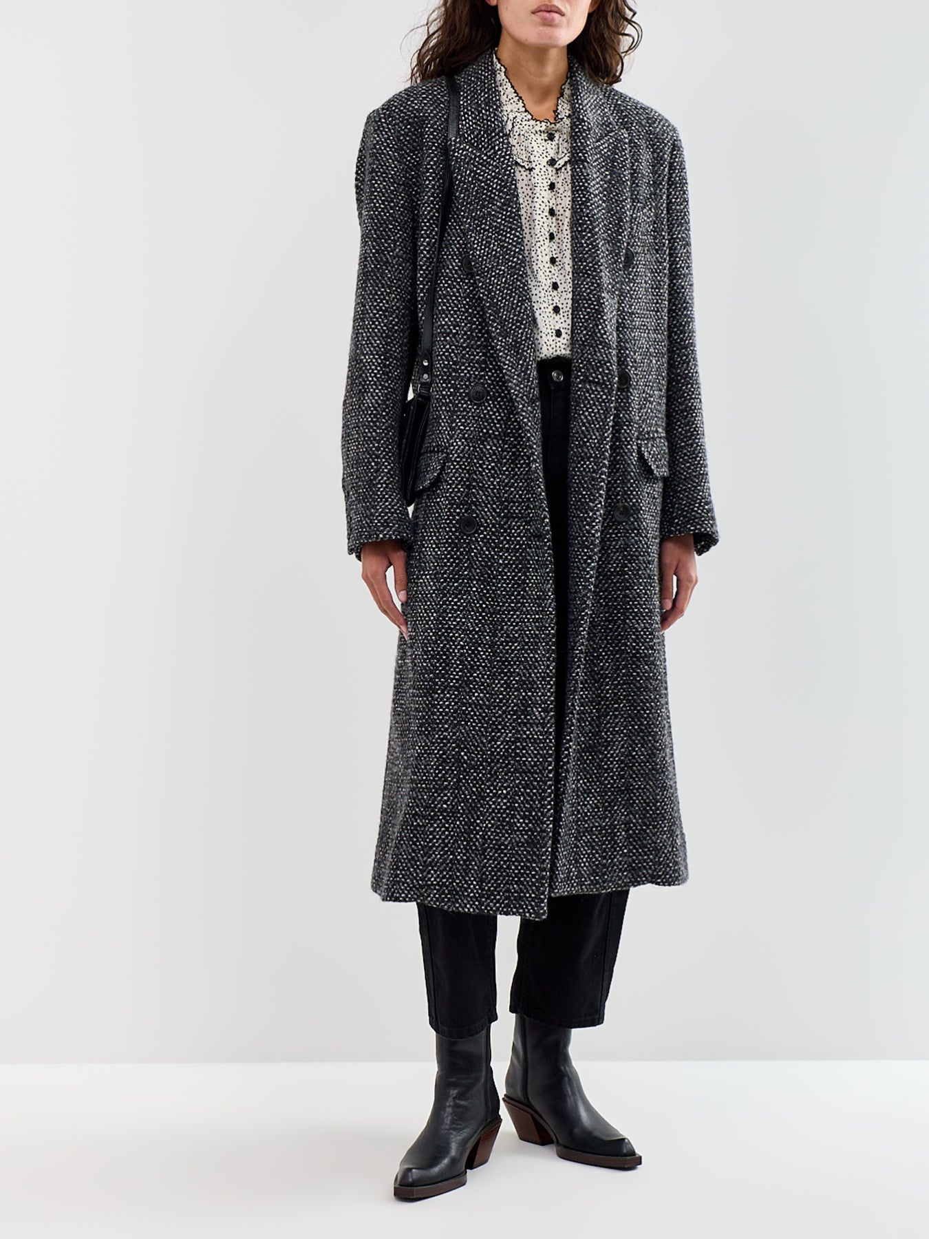 Pilda Wool & Silk Blend Coat