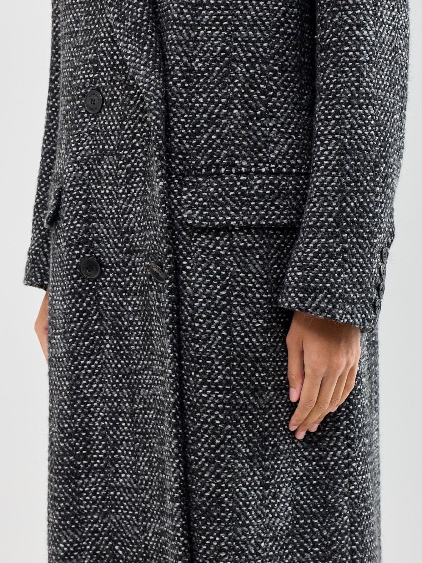 Pilda Wool & Silk Blend Coat