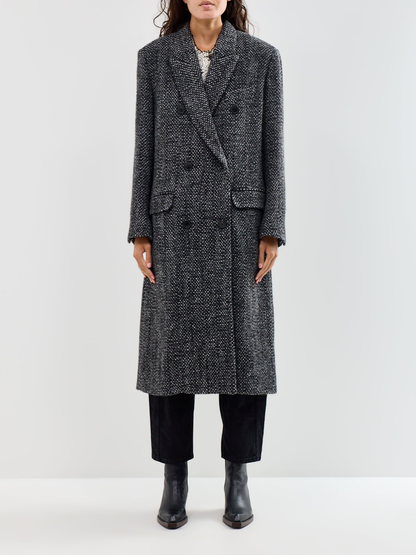 Pilda Wool & Silk Blend Coat