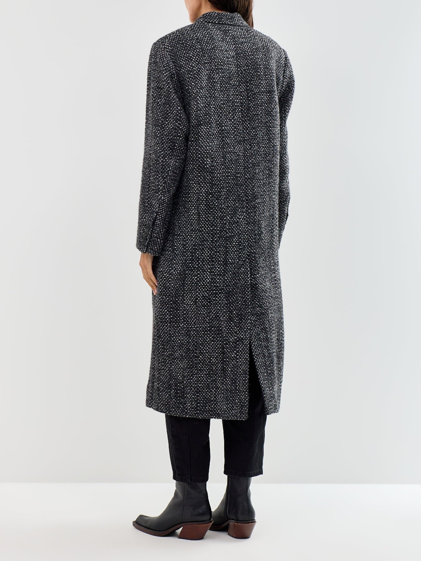 Pilda Wool & Silk Blend Coat