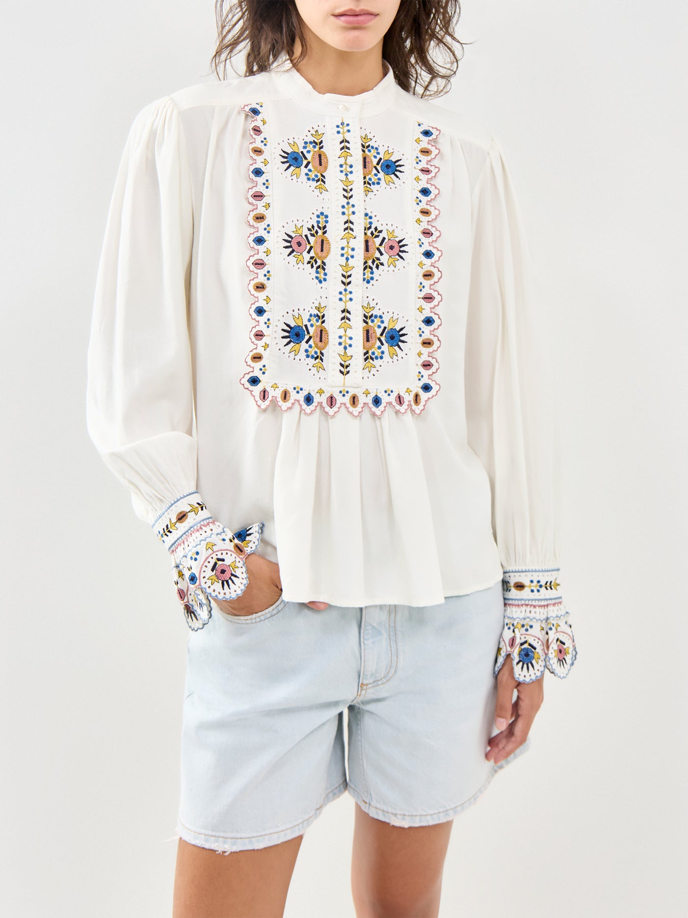 Monique-GB Blouse Cream