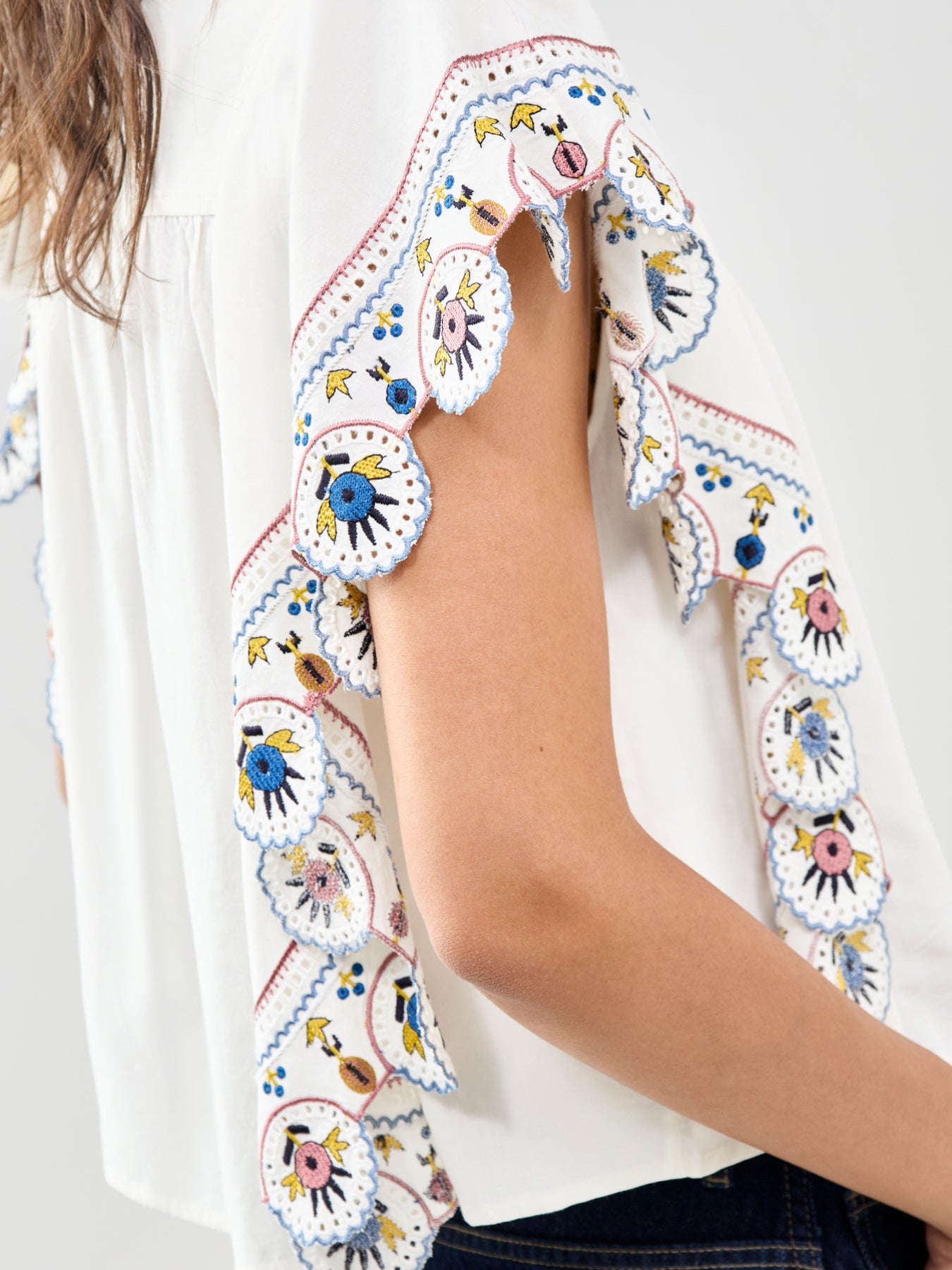 Marlie-GB Blouse Cream