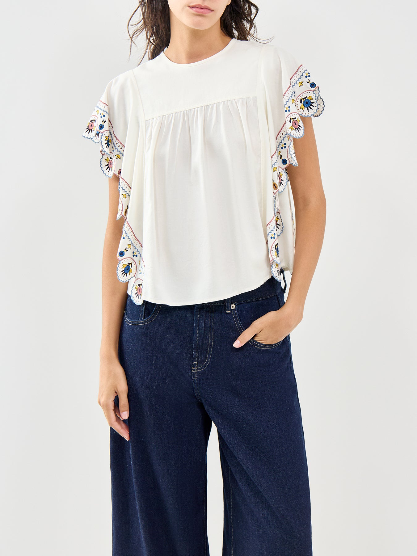 Marlie-GB Blouse Cream