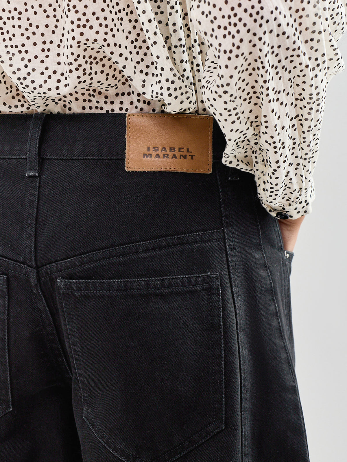 Oriane-GZ Straight Jeans Black