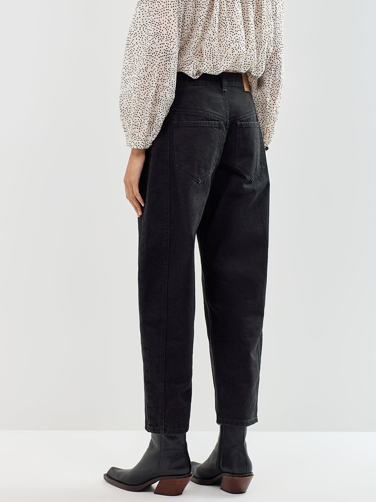 Oriane-GZ Straight Jeans Black