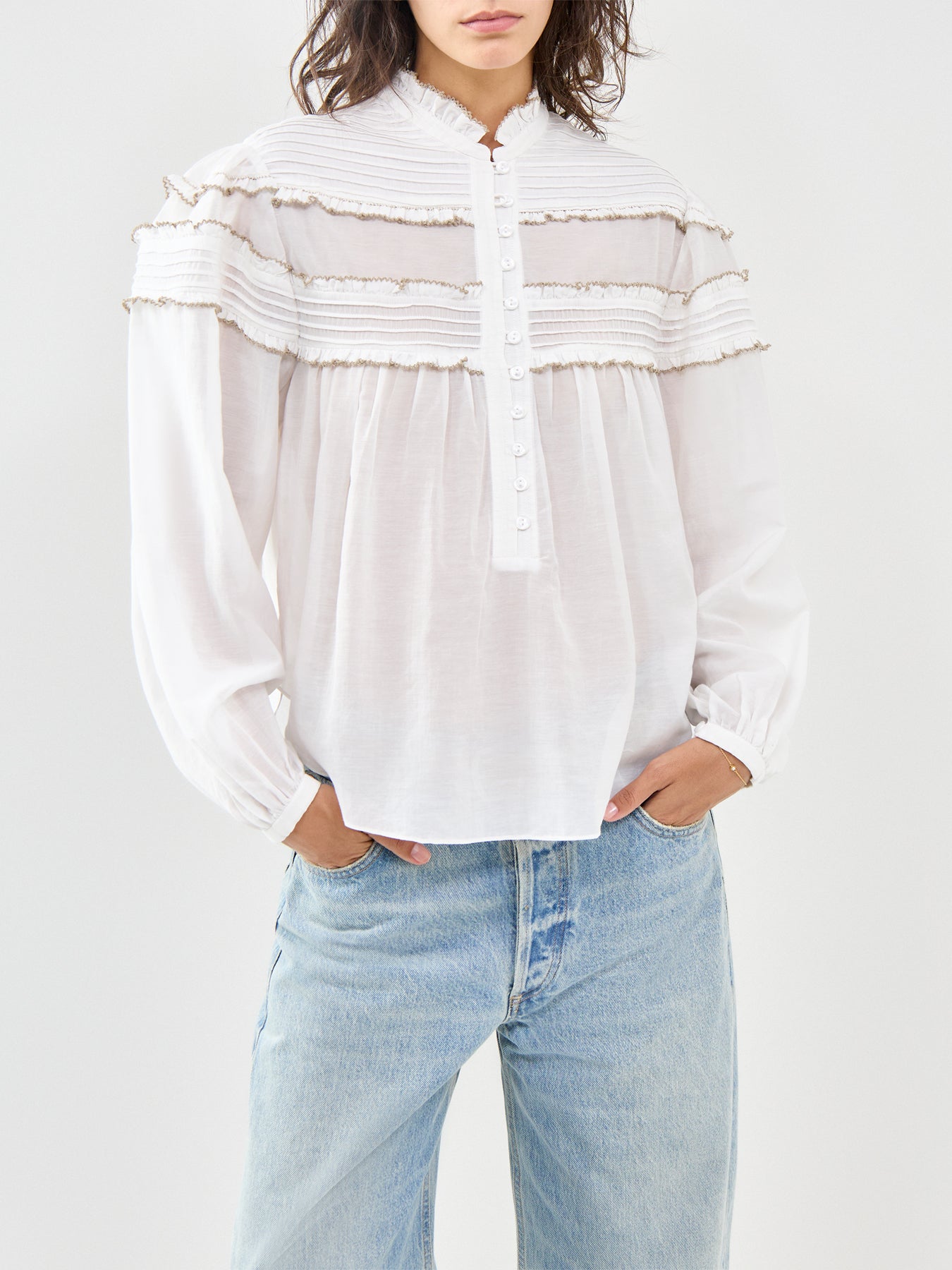 Doane-GZ Blouse White