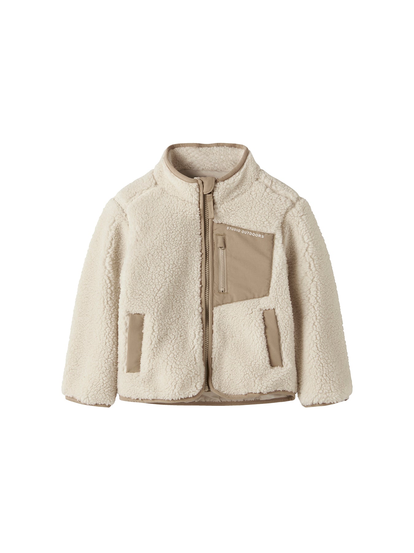 Mattia Sherpa Jacket Cream
