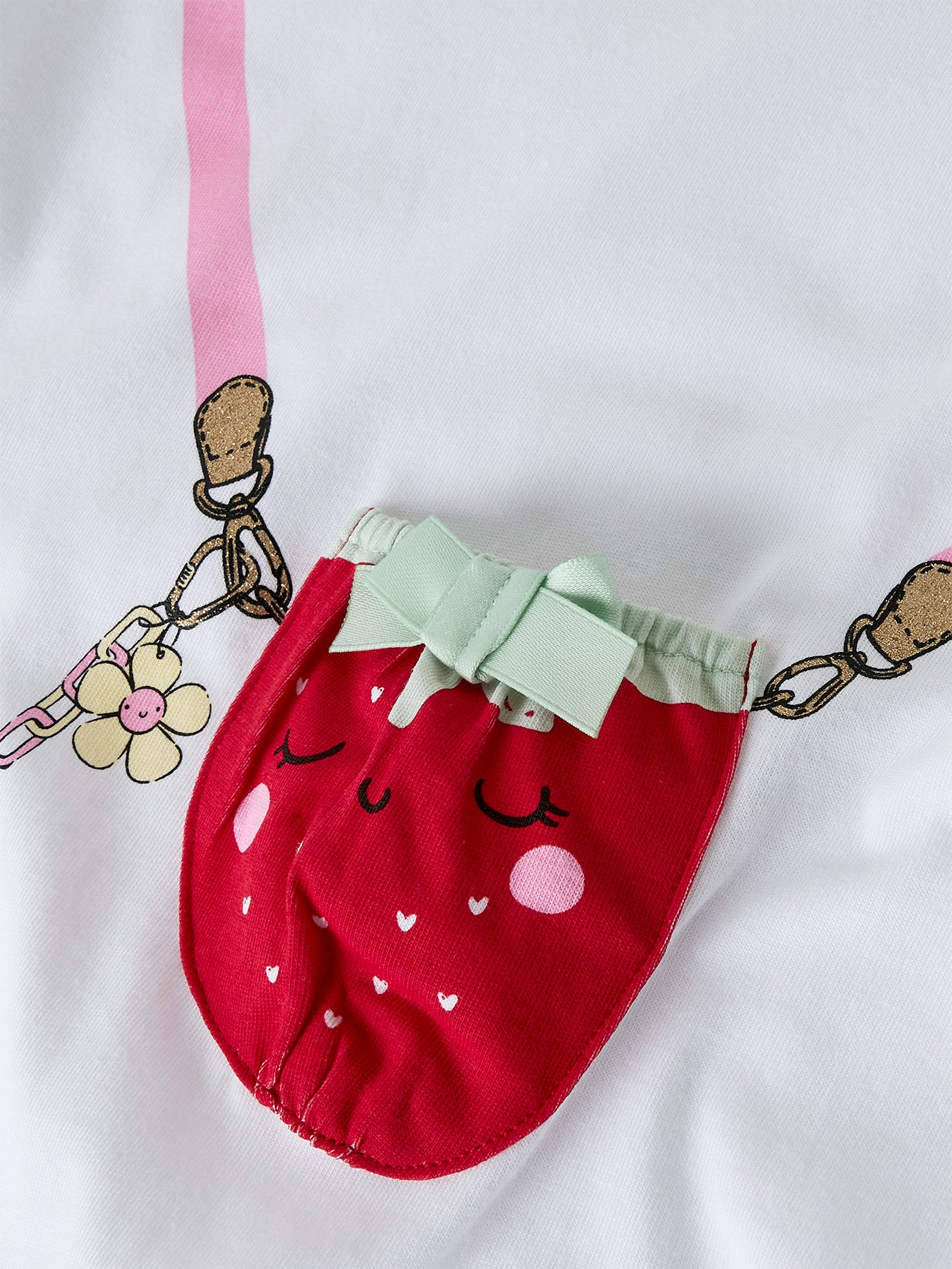 Kids' Joline Short Sleeve Top White