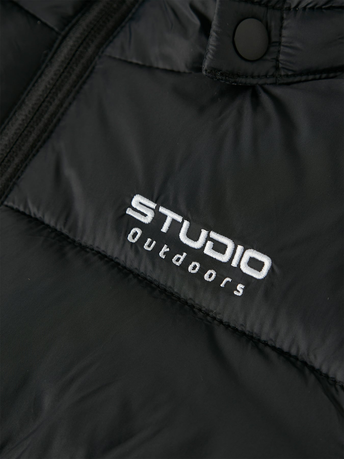 Marble Nylon Jacket Black