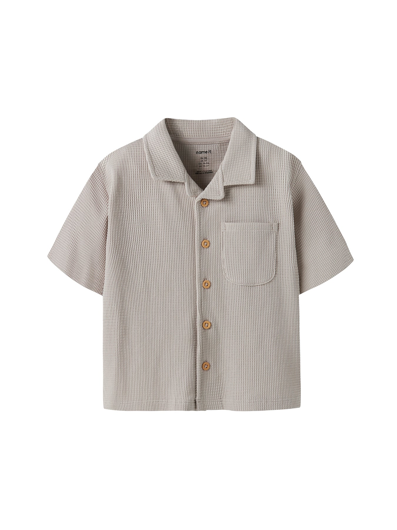 Kids’ Harve Short Sleeve Shirt Grey
